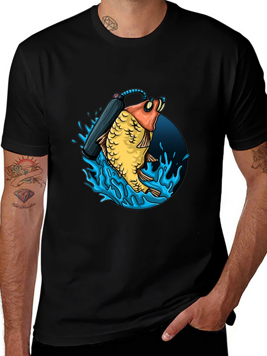 Diving Fish Graphic Tee