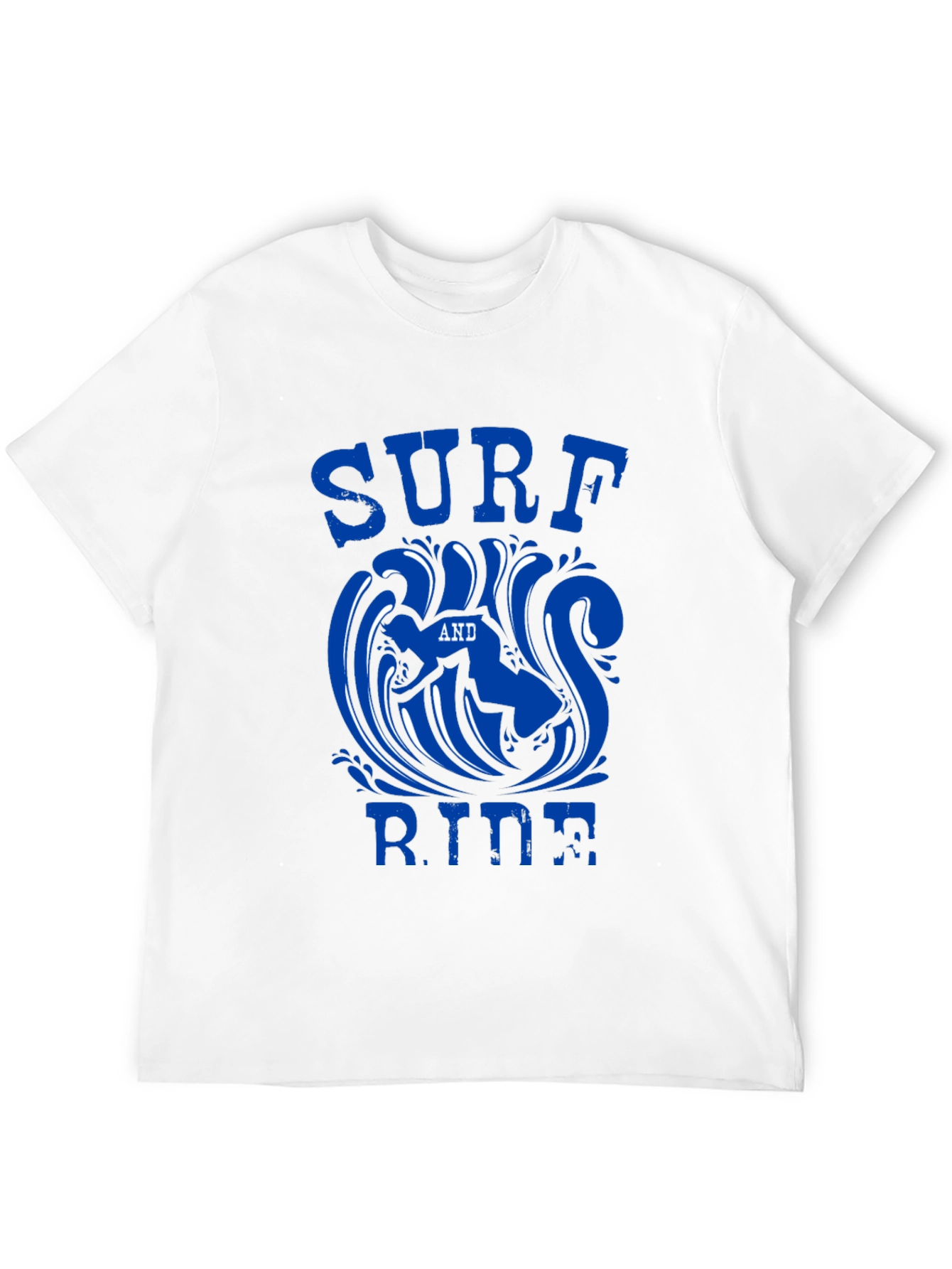 Surf and Ride Black T-Shirt