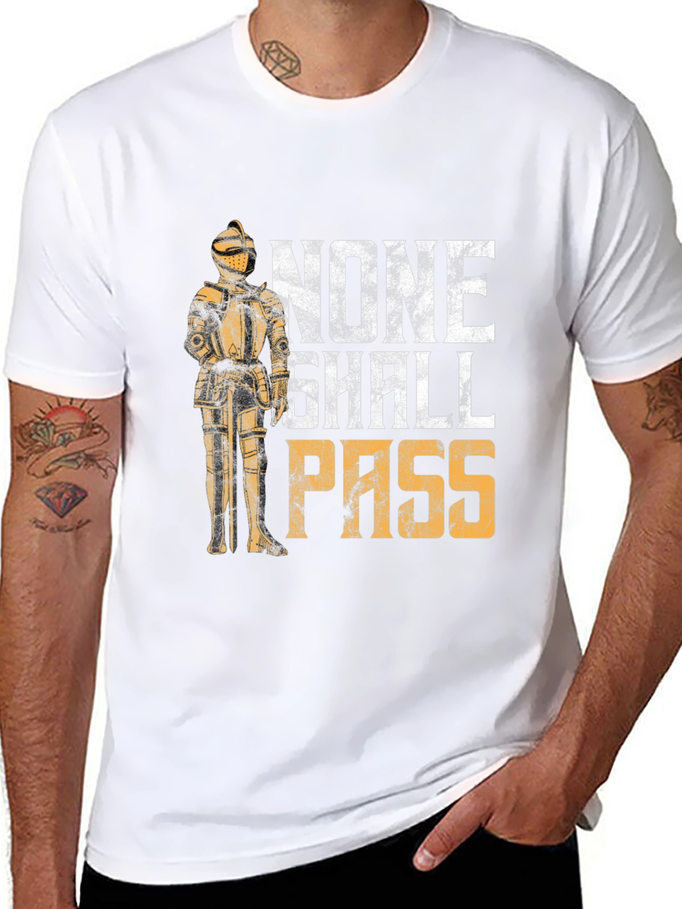 None Shall Pass Knight T-Shirt