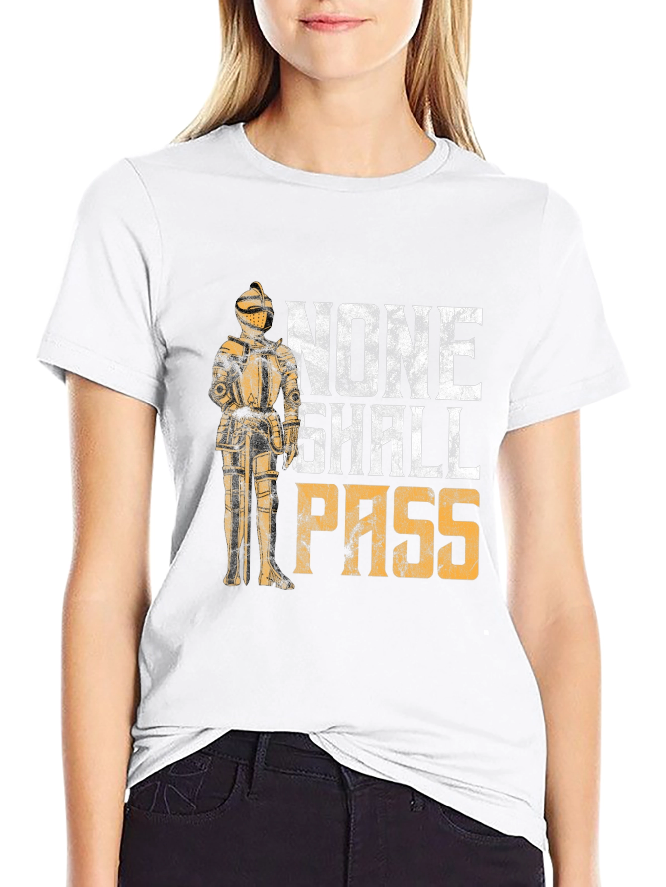 None Shall Pass Knight T-Shirt