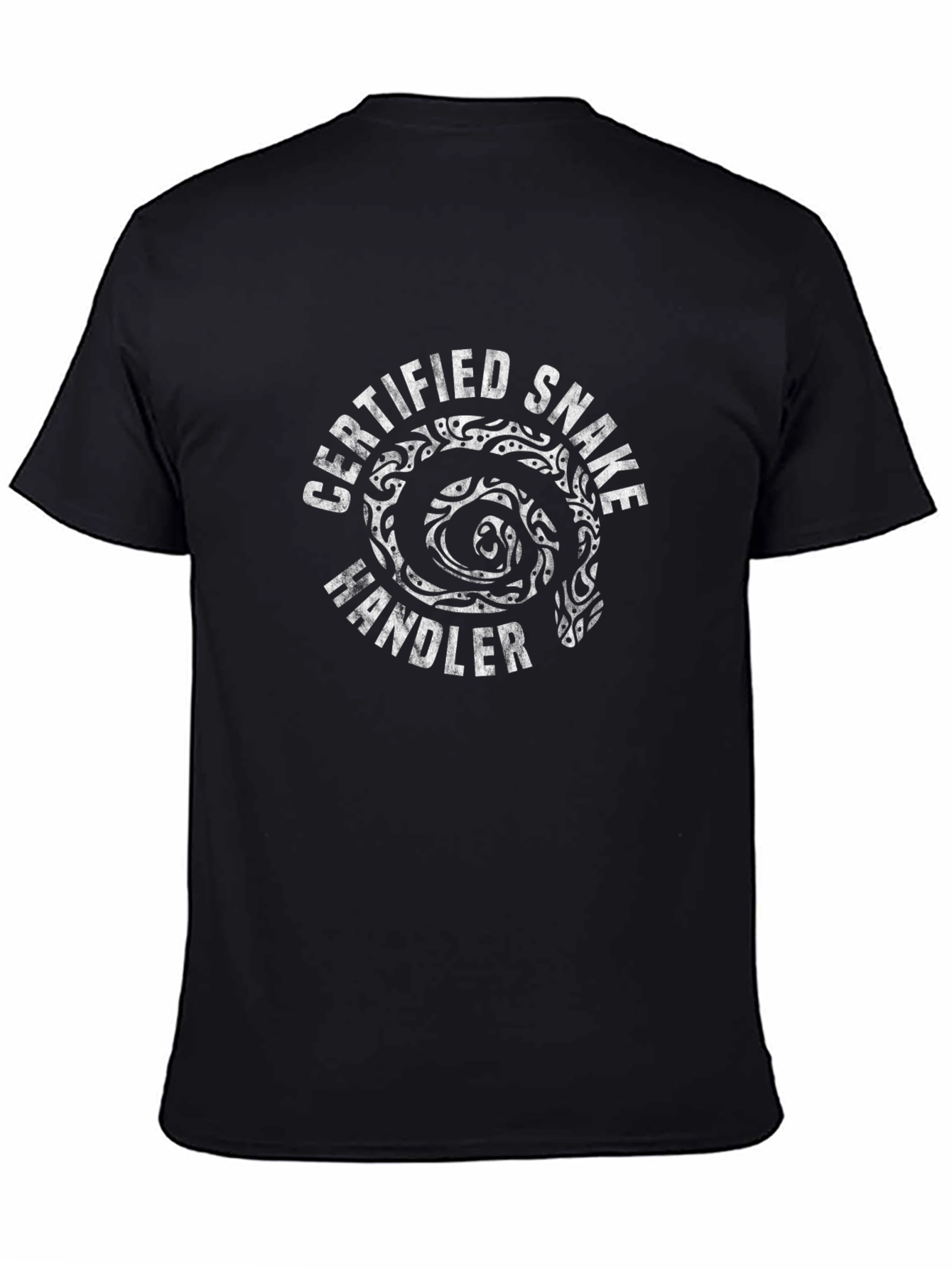 Certified Snake Handler Graphic Tee - Black