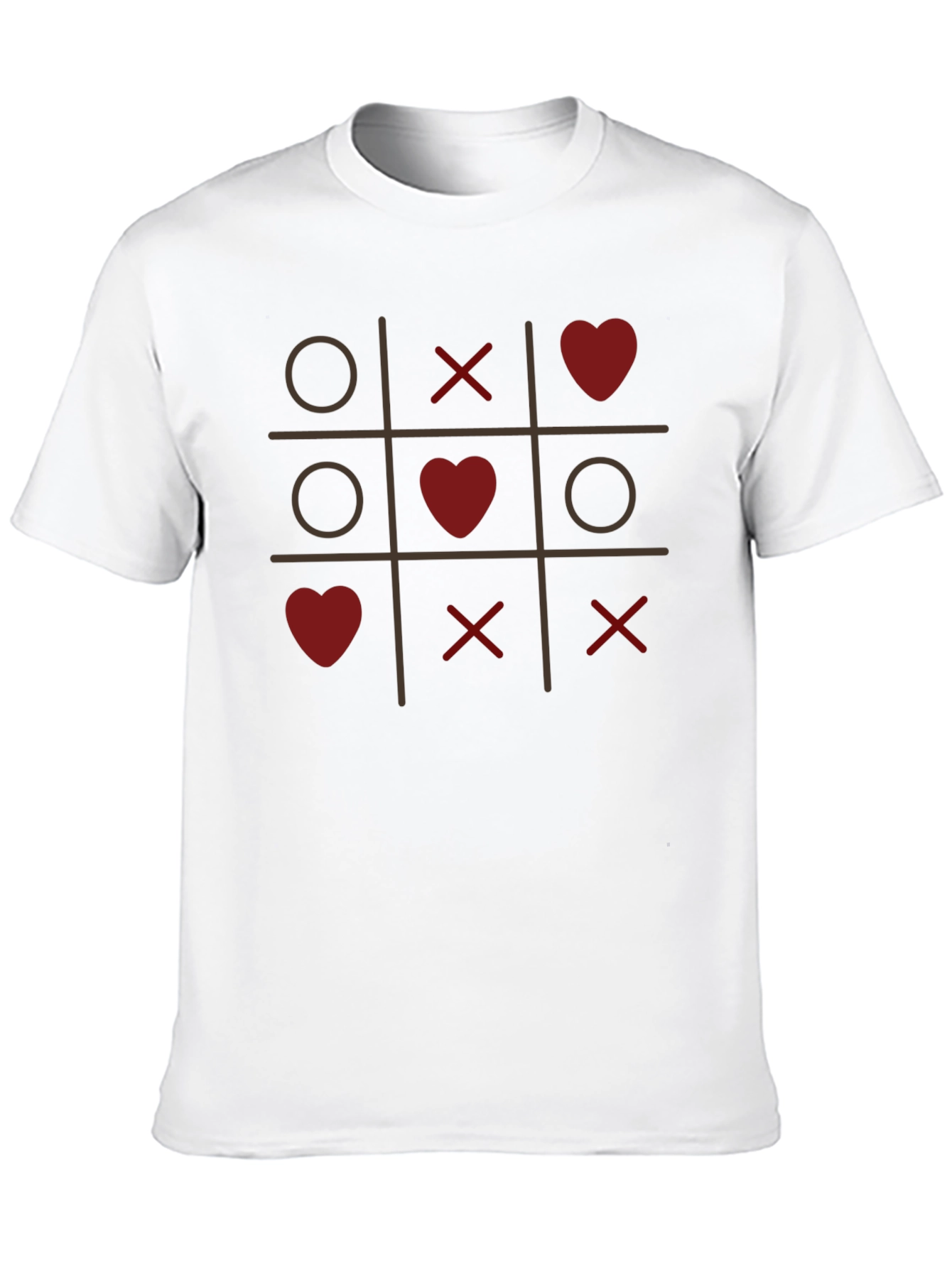 Tic-Tac-Toe Love T-Shirt - Valentines Day Special