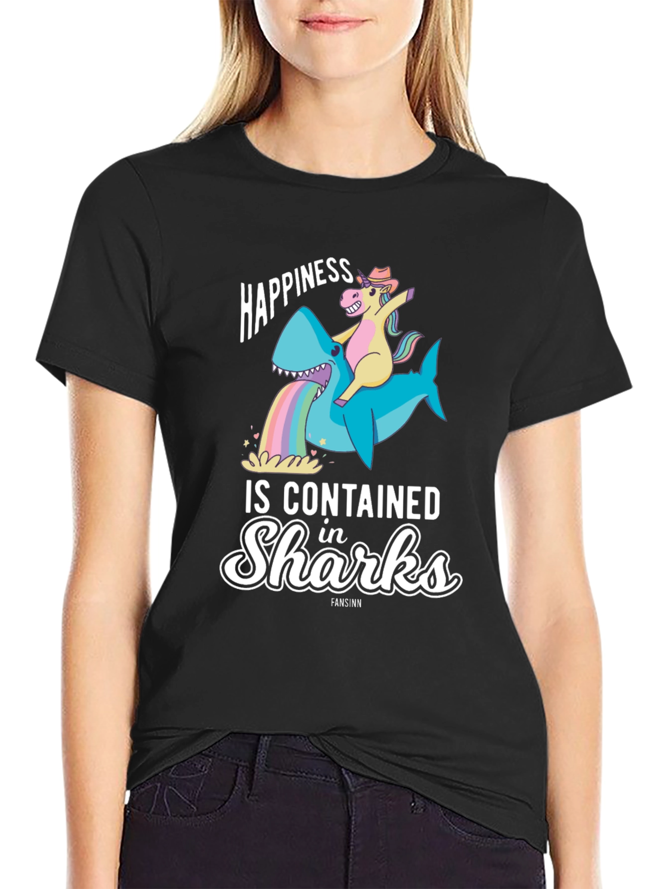 Happiness in Sharks T-Shirt