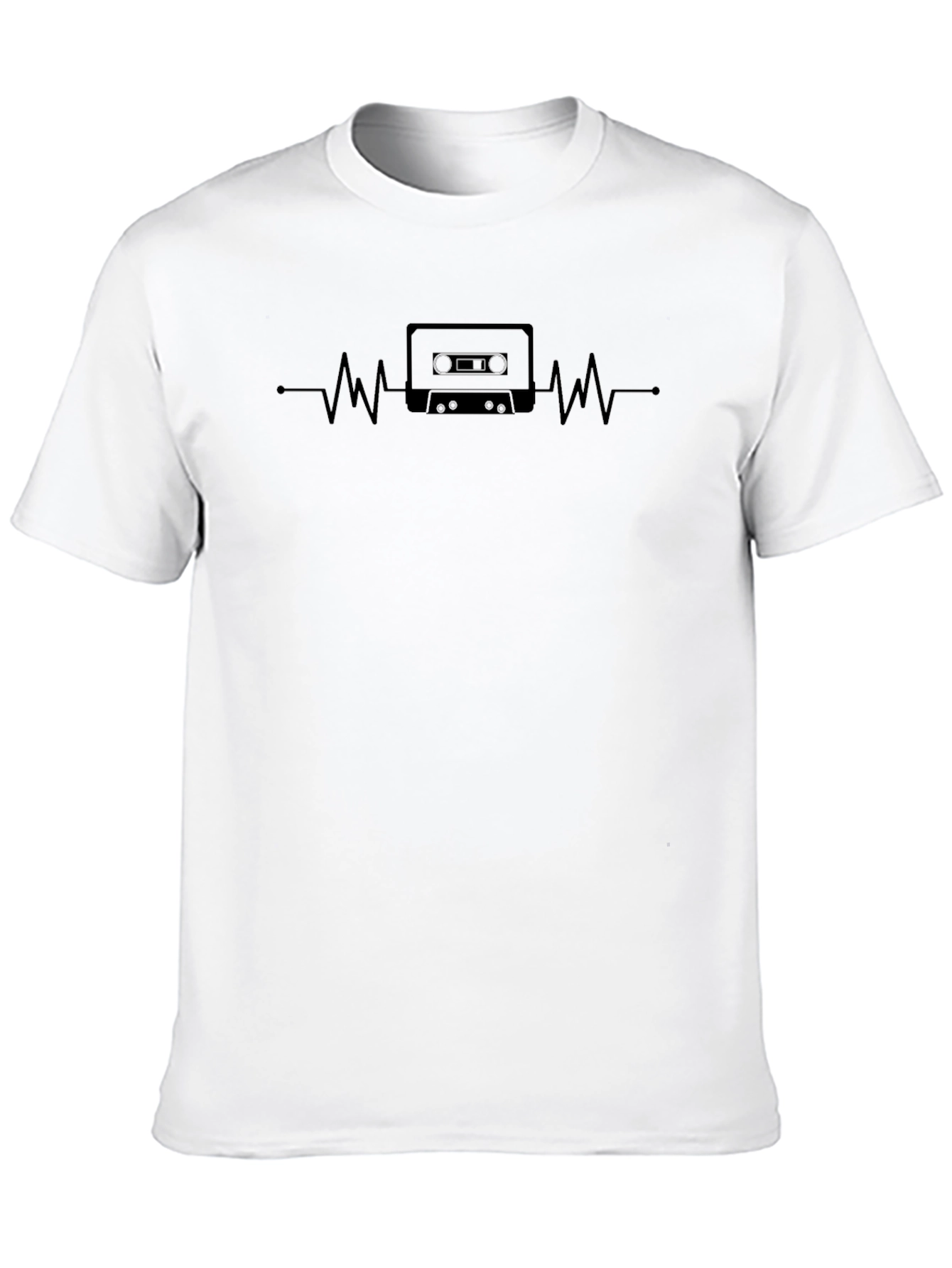 Retro Tape Heartbeat T-Shirt