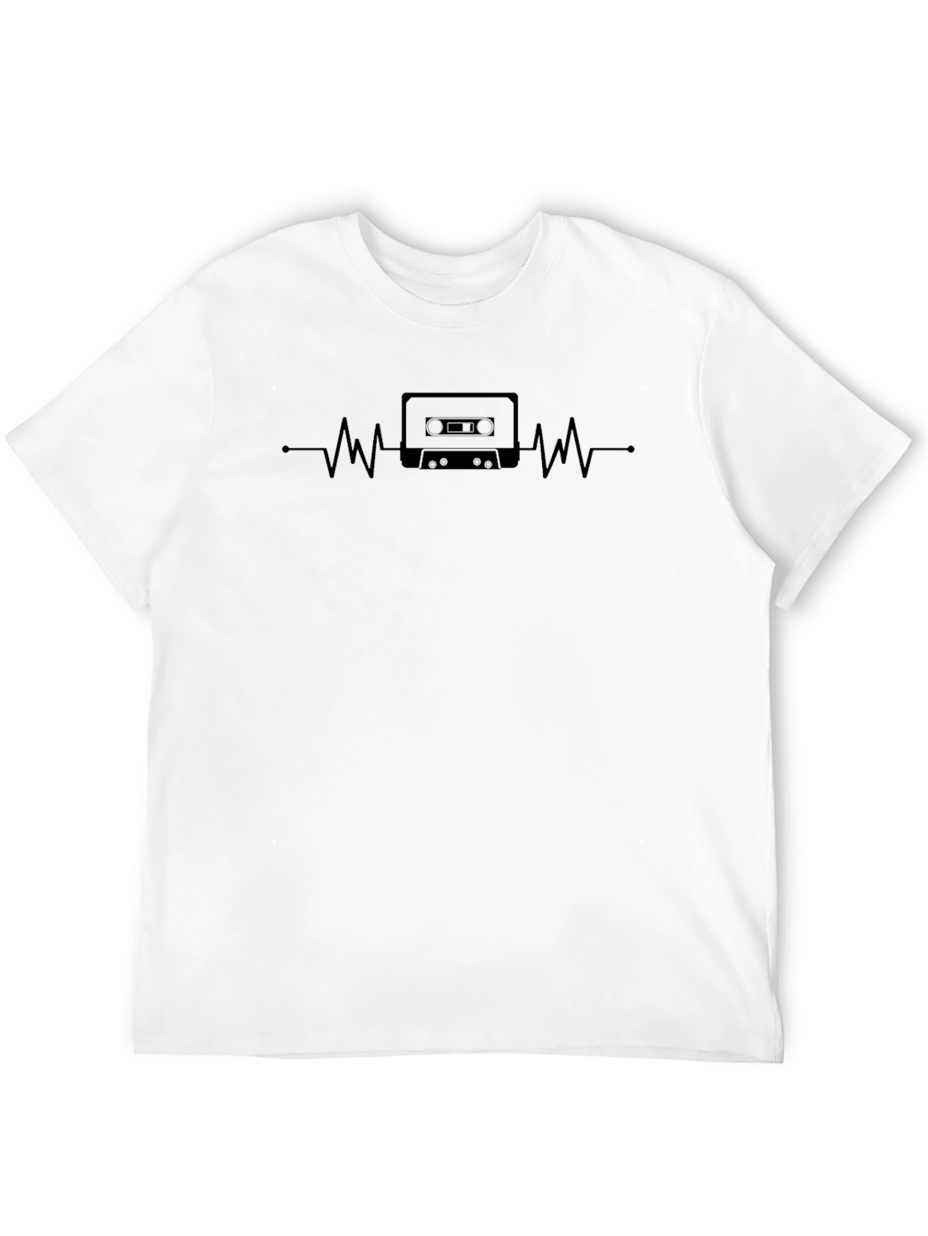 Retro Tape Heartbeat T-Shirt