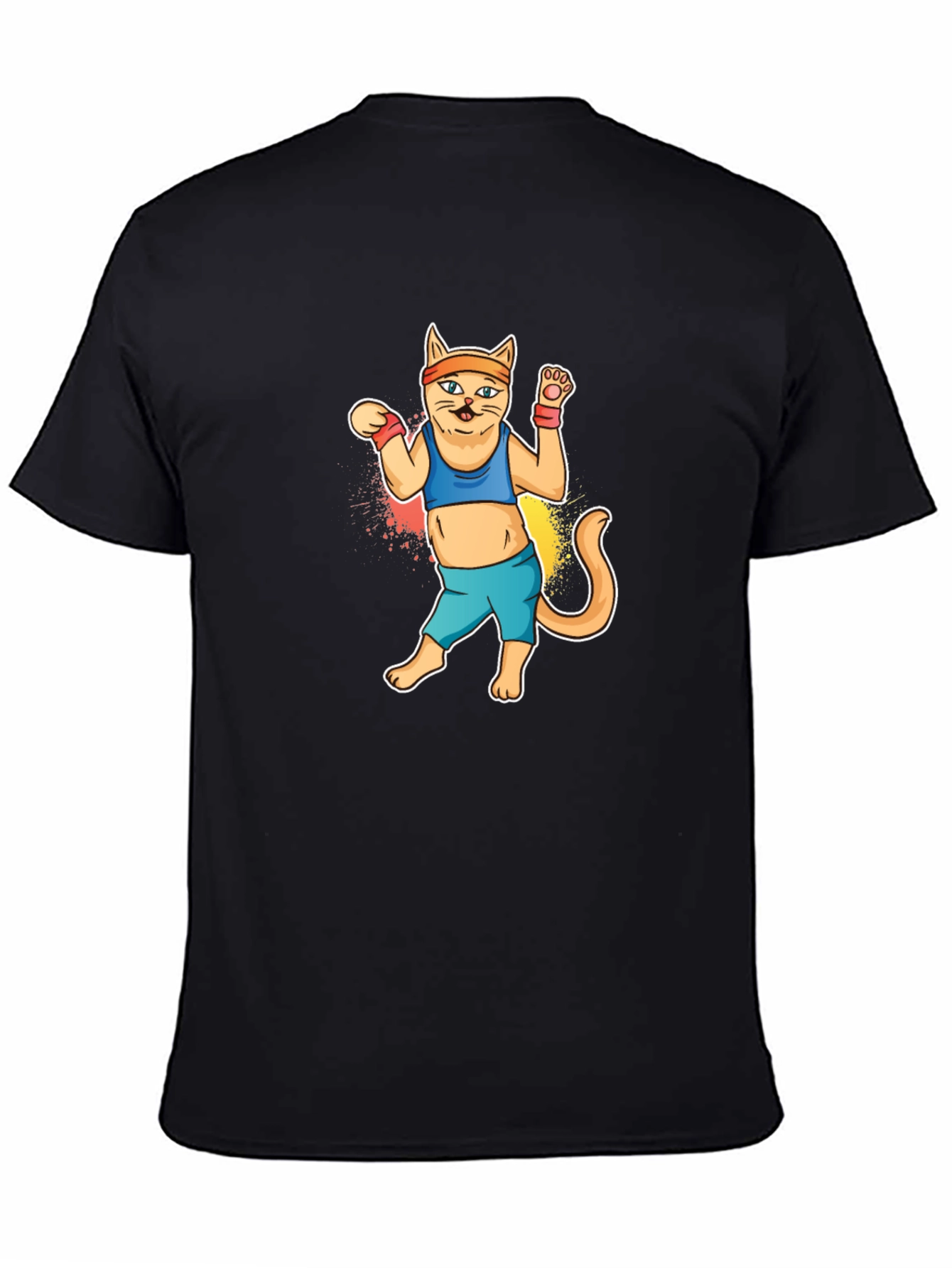 Dancing Workout Cat T-Shirt