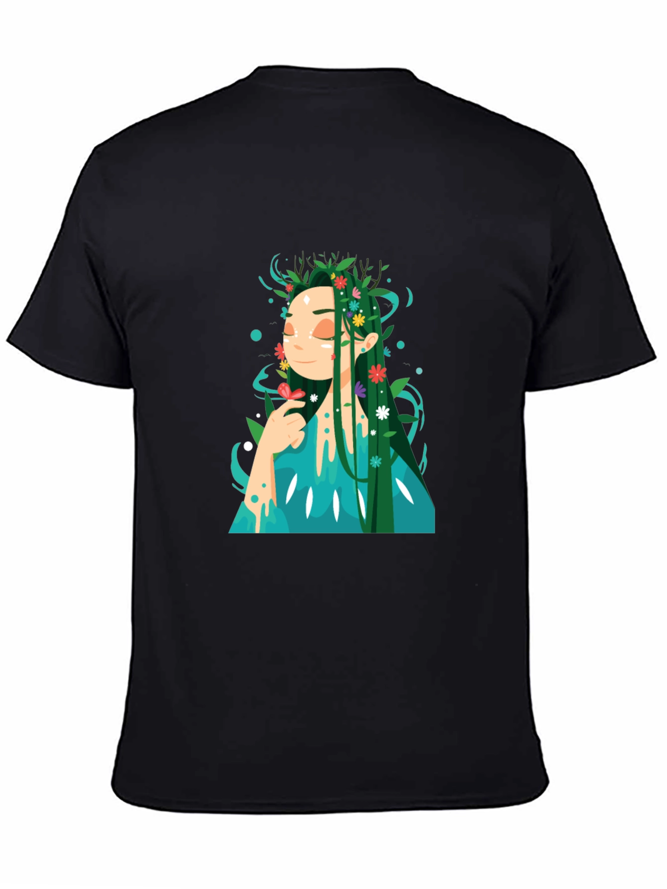 Nature Goddess Graphic Tee - Unique Design