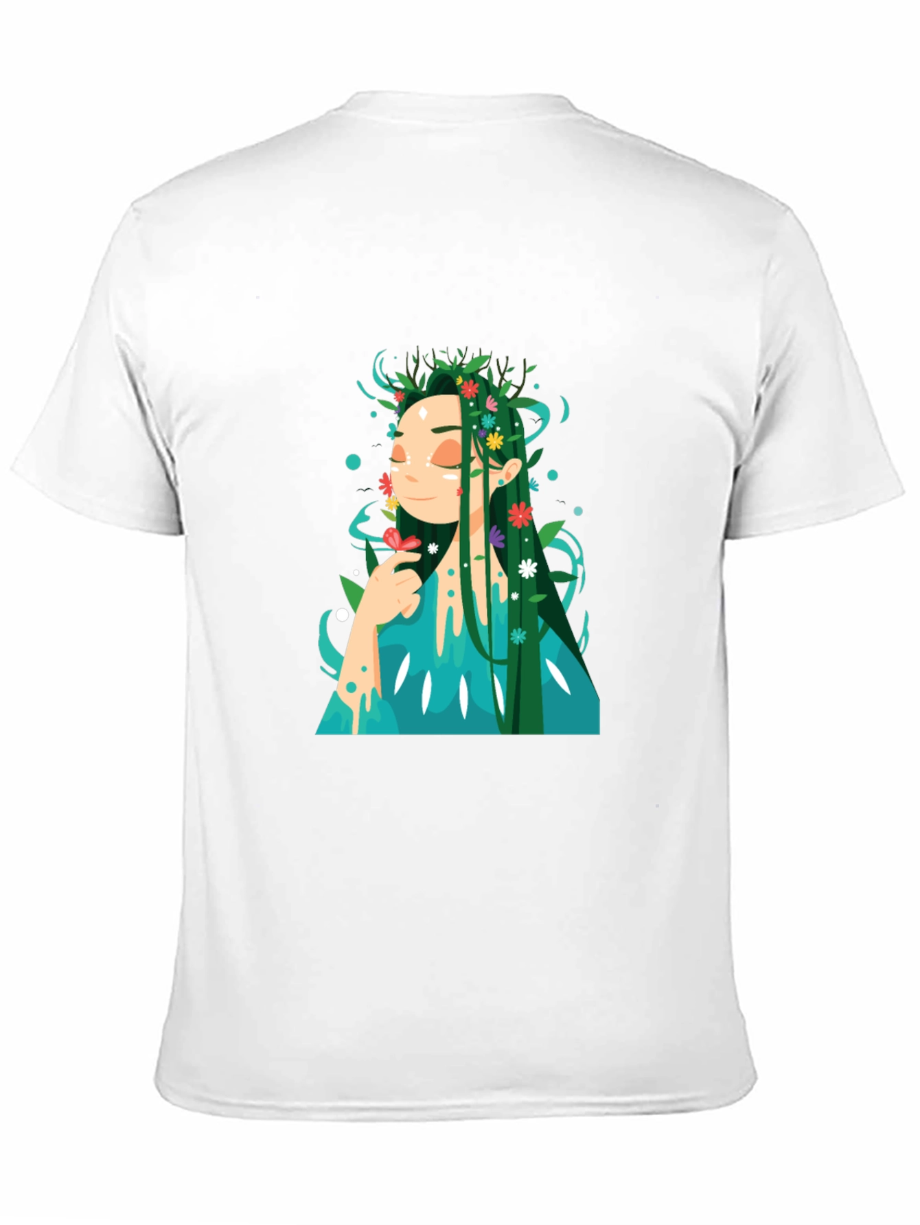 Nature Goddess Graphic Tee - Unique Design