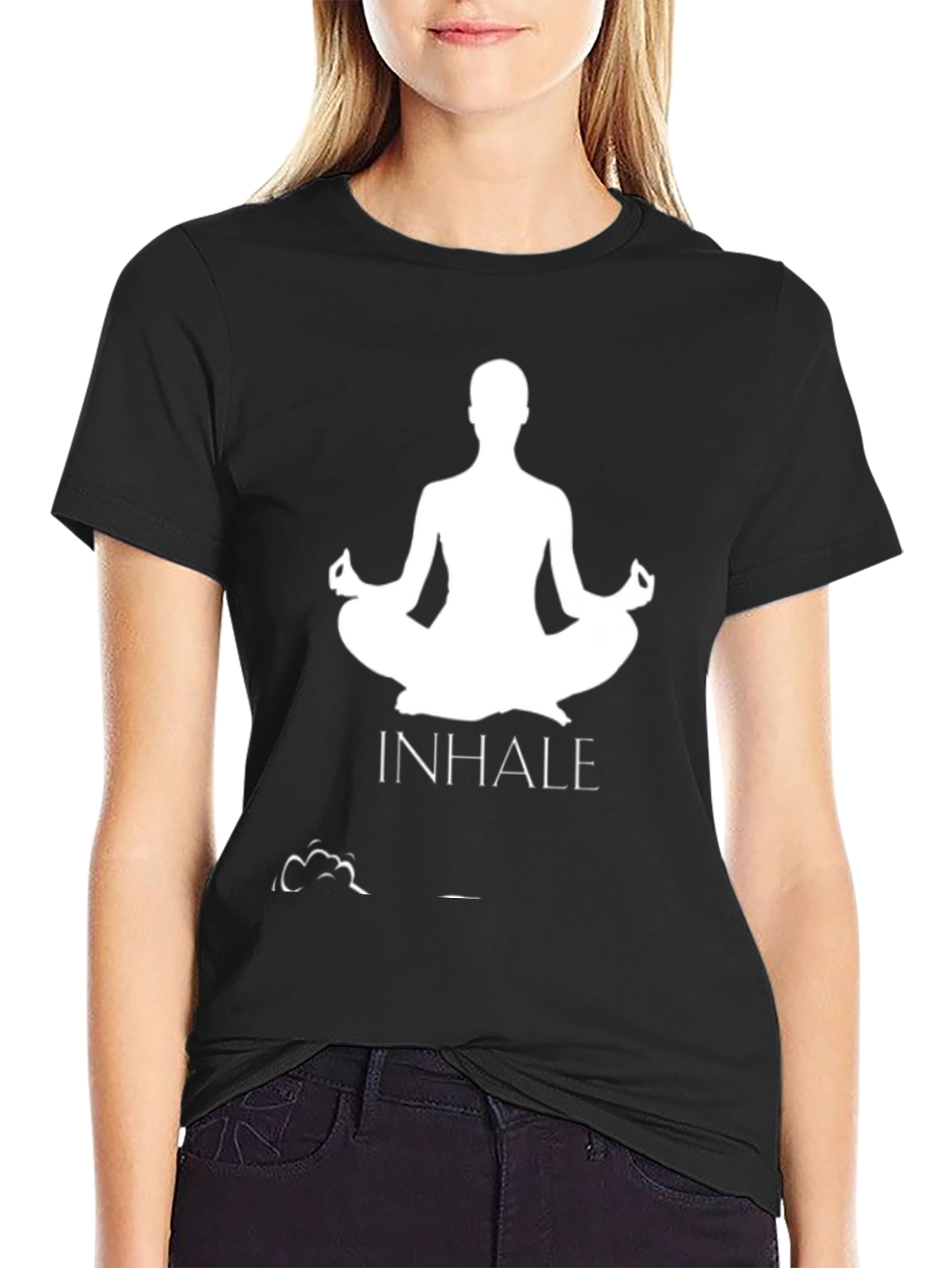 Inhale Yoga Meditation Graphic Tee