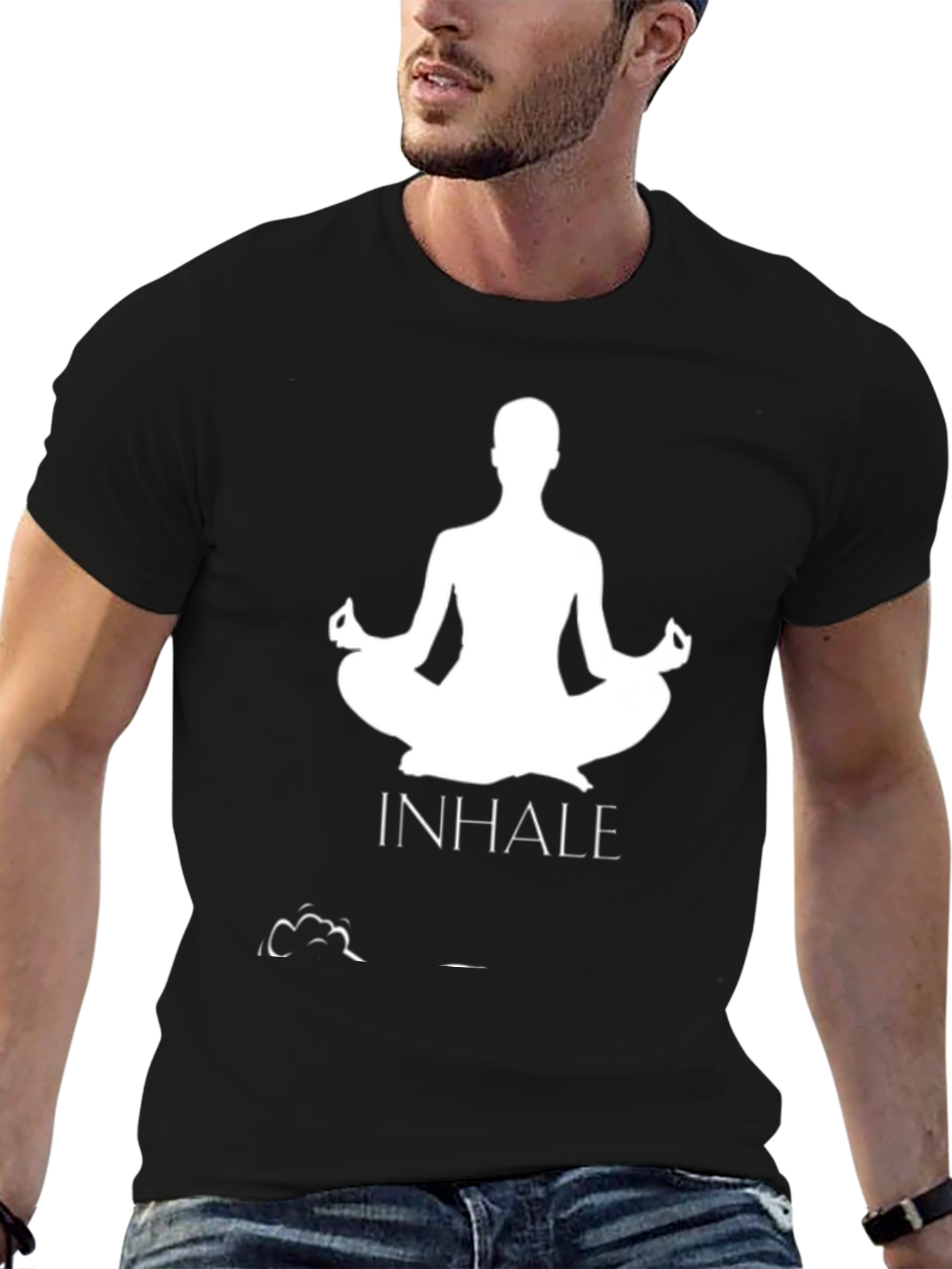 Inhale Yoga Meditation Graphic Tee
