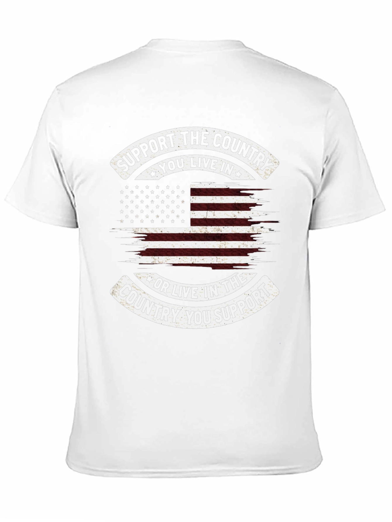 Patriotic Support the Country Graphic Tee