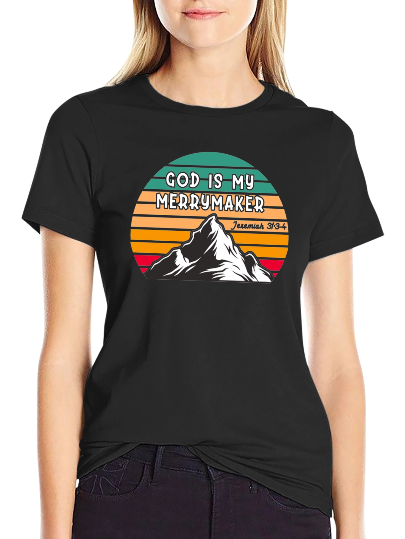 God Is My Merrymaker T-Shirt - Christian Inspired Apparel
