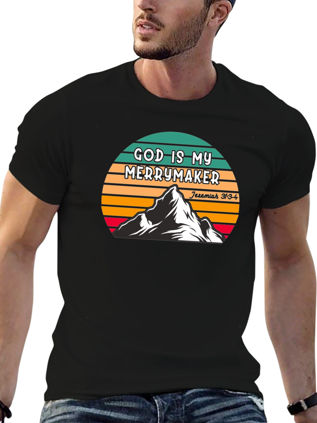 God Is My Merrymaker T-Shirt - Christian Inspired Apparel