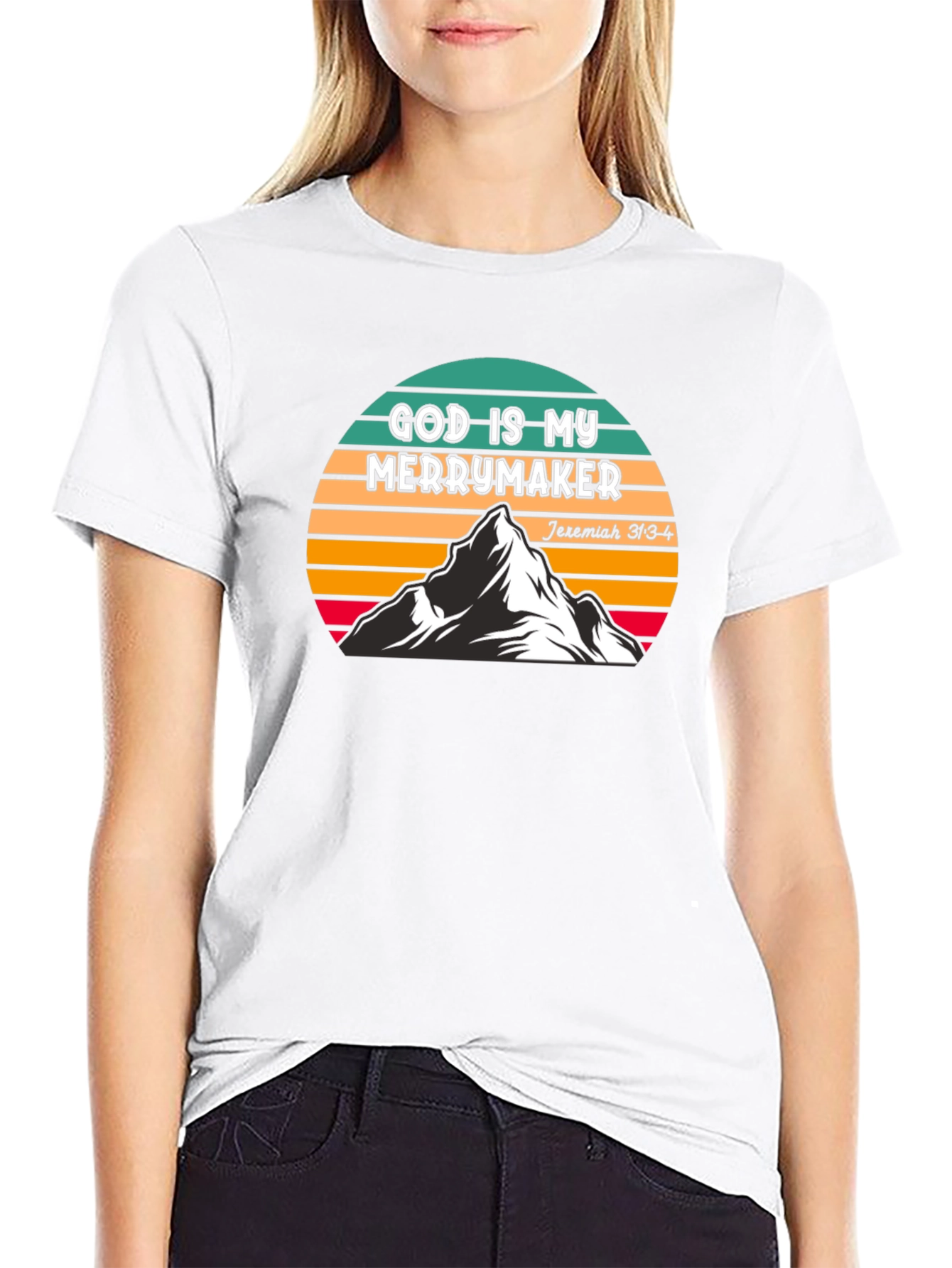 God Is My Merrymaker T-Shirt - Christian Inspired Apparel
