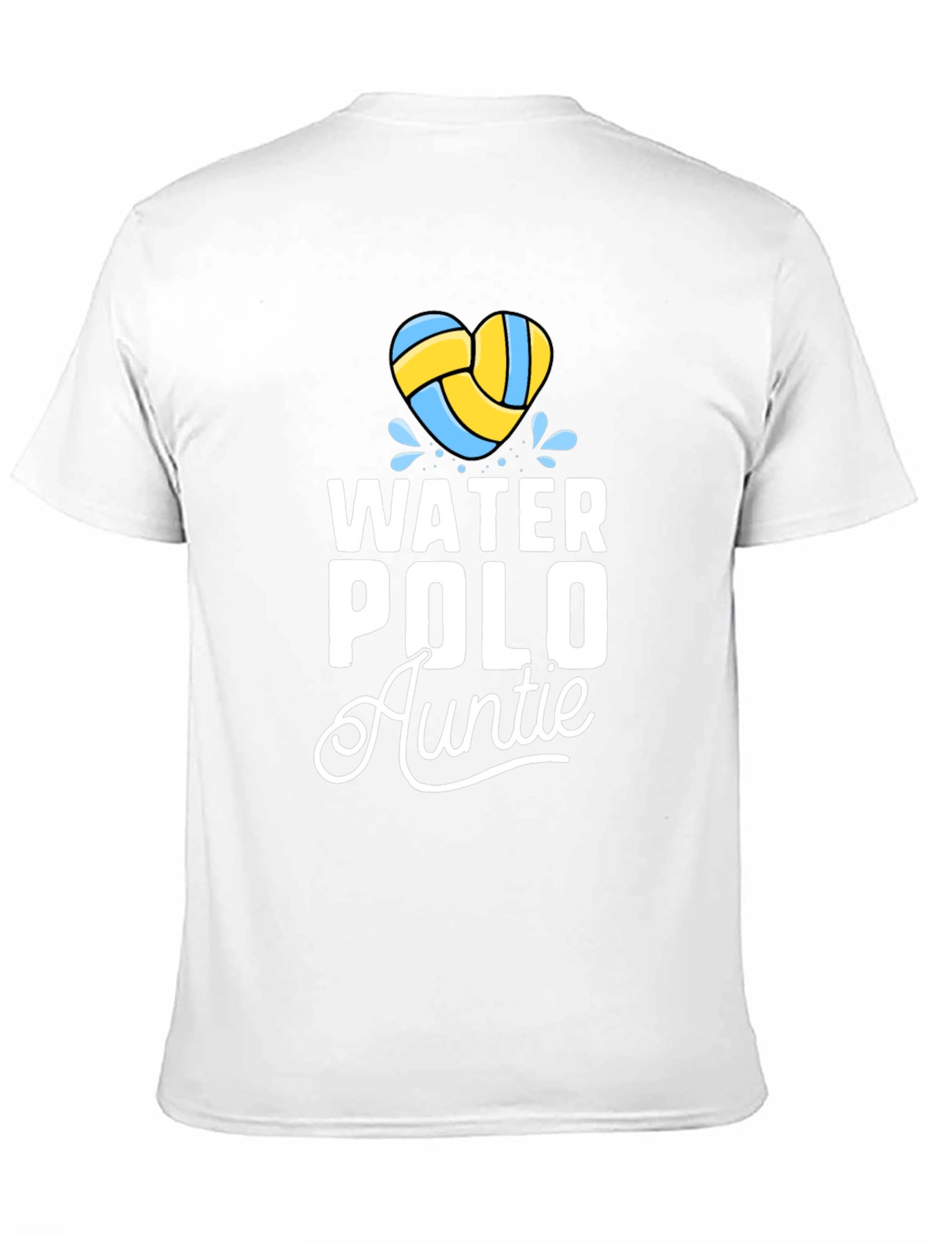 Water Polo Auntie T-Shirt Heart Waterpolo