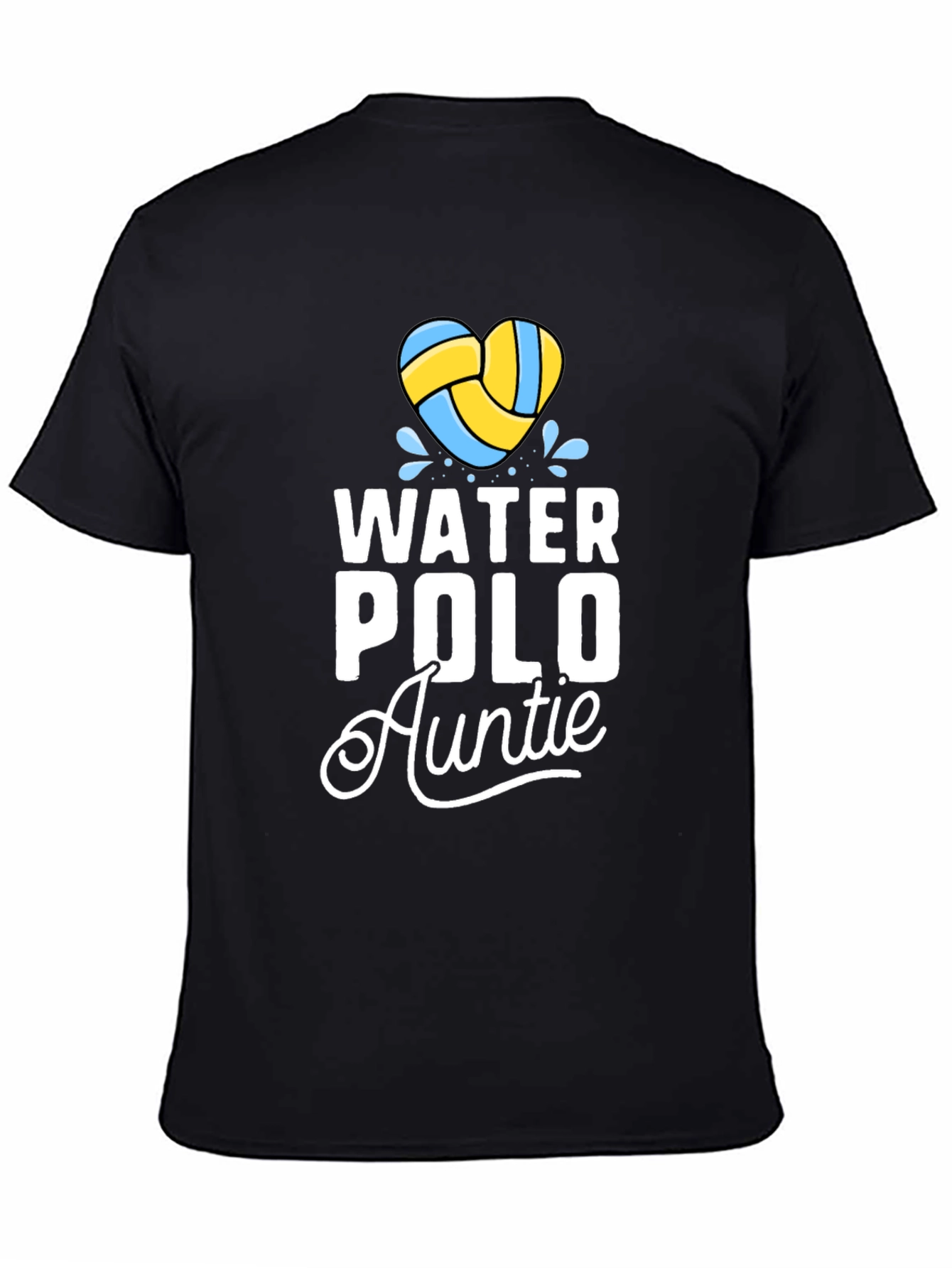 Water Polo Auntie T-Shirt Heart Waterpolo