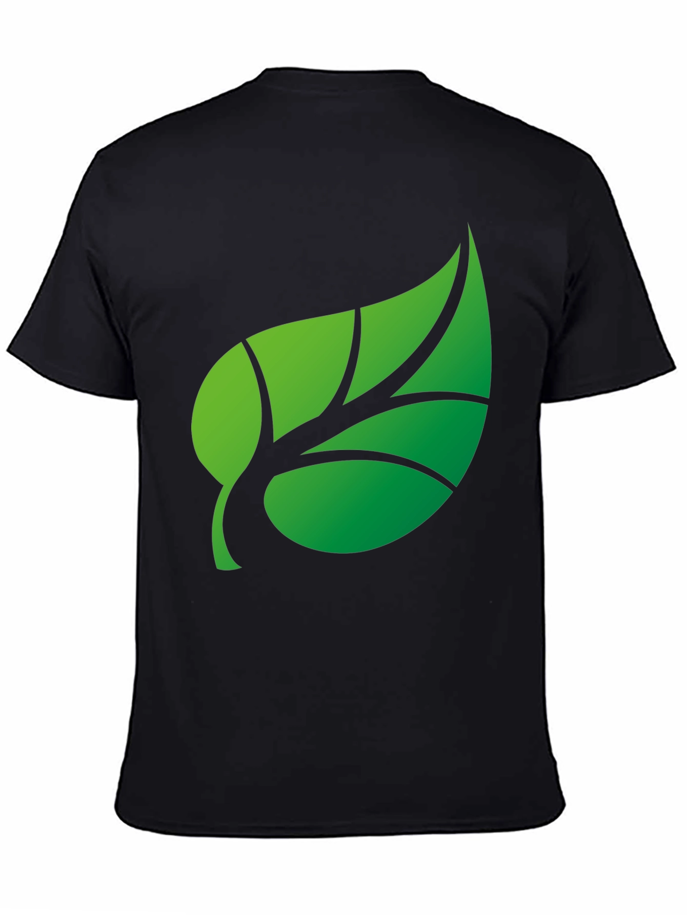 Green Leaf Graphic T-Shirt