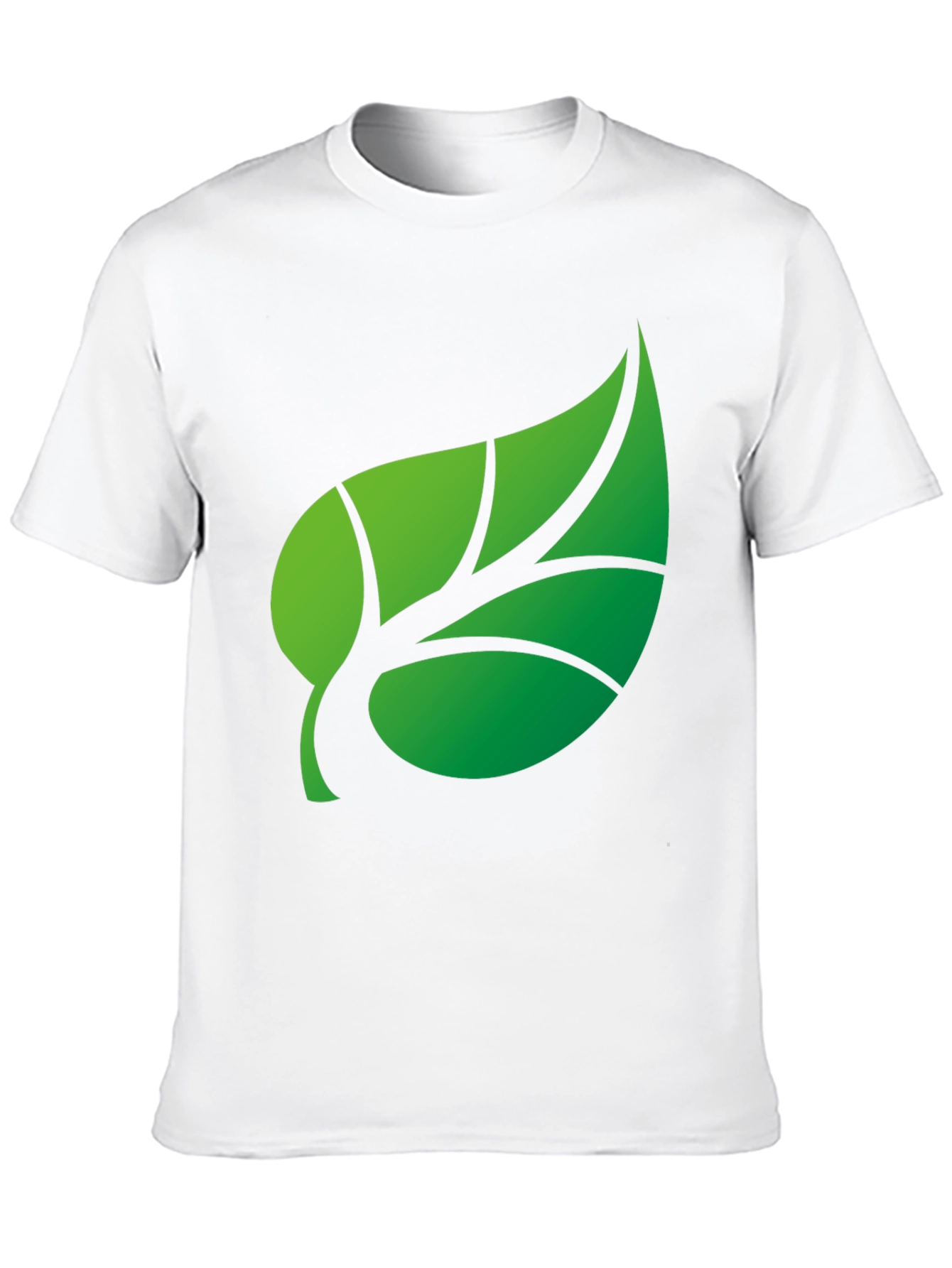 Green Leaf Graphic T-Shirt