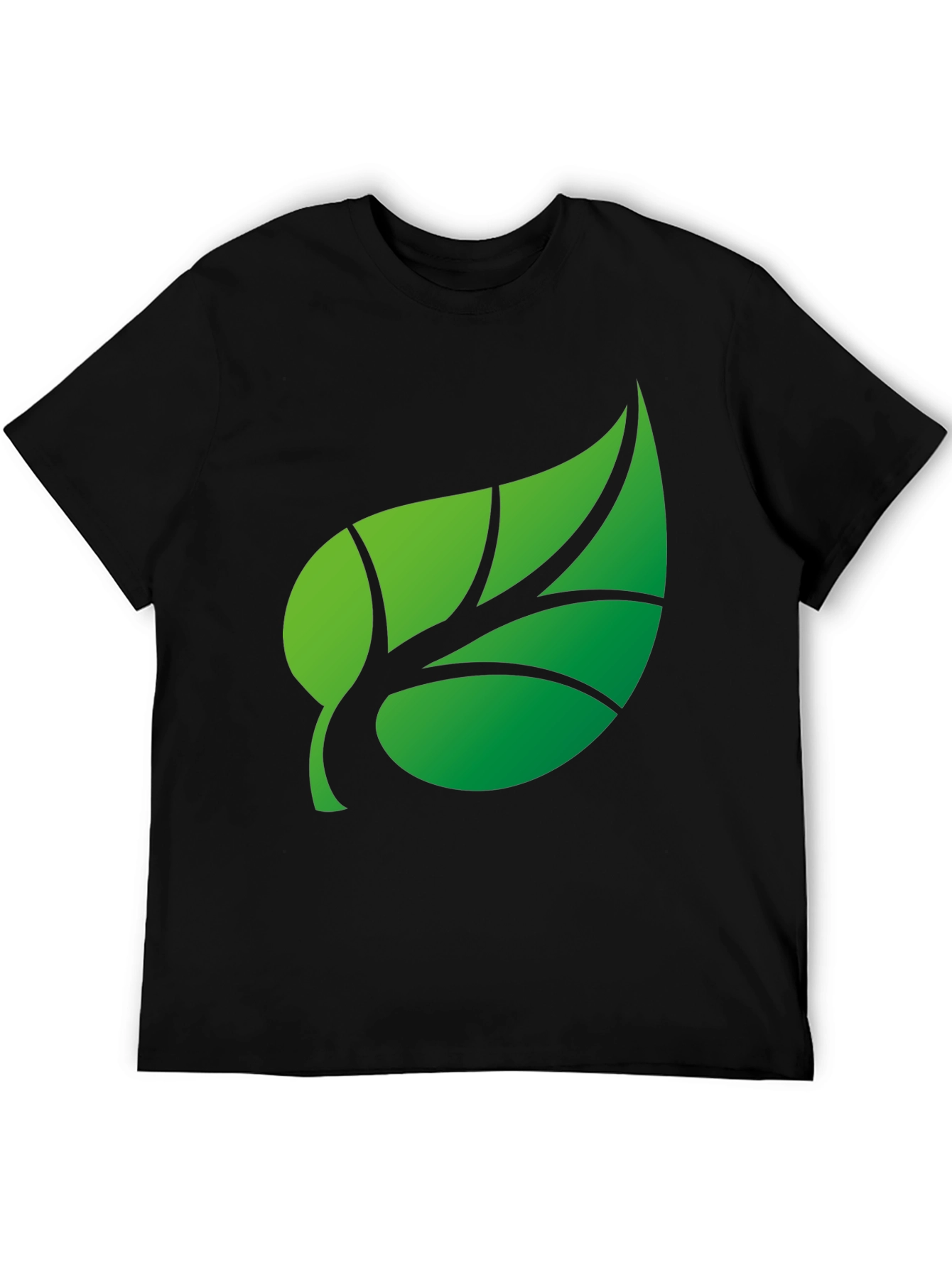 Green Leaf Graphic T-Shirt