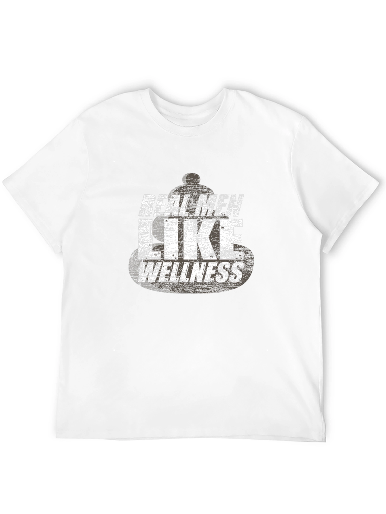 Real Men Like Wellness Graphic T-Shirt