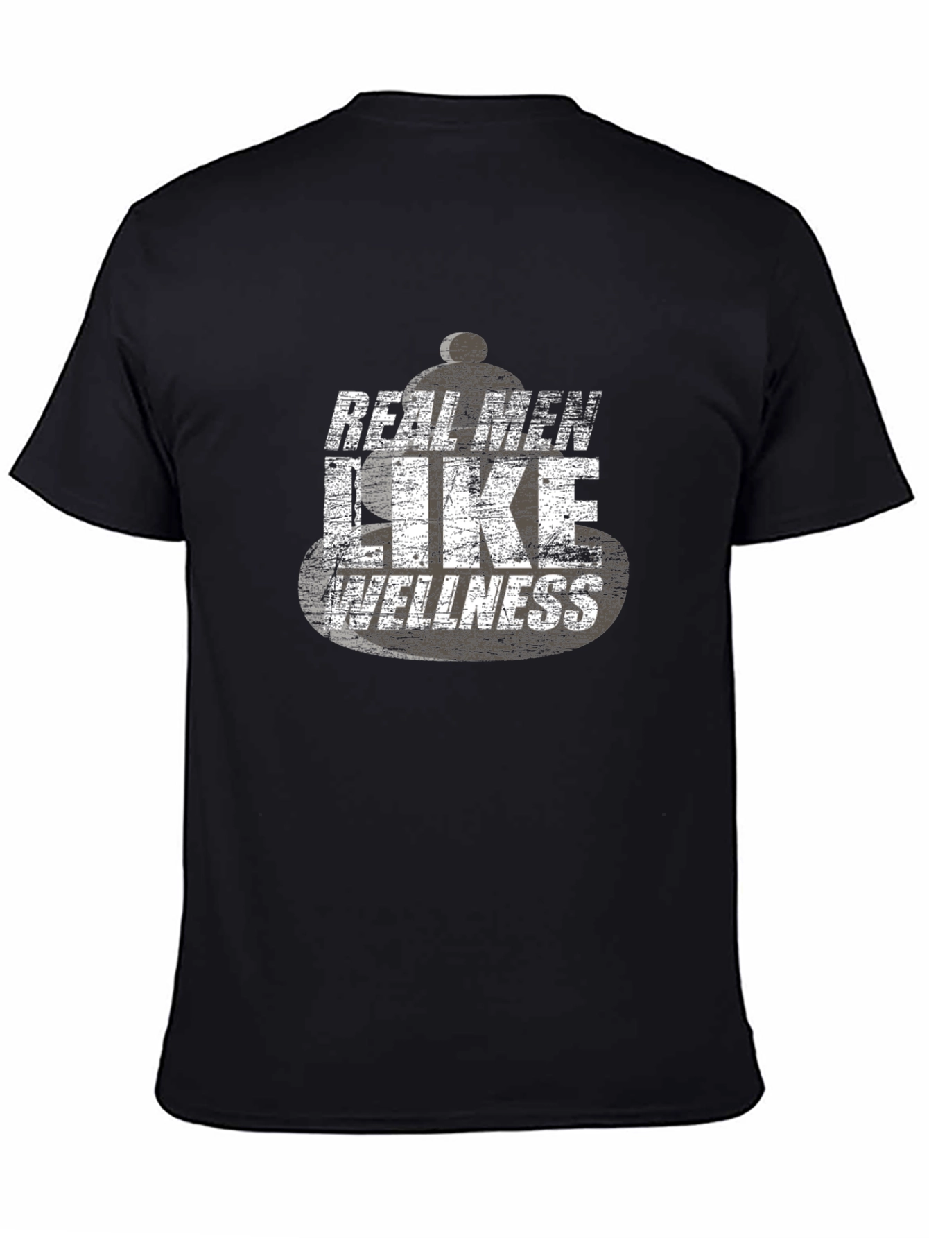 Real Men Like Wellness Graphic T-Shirt