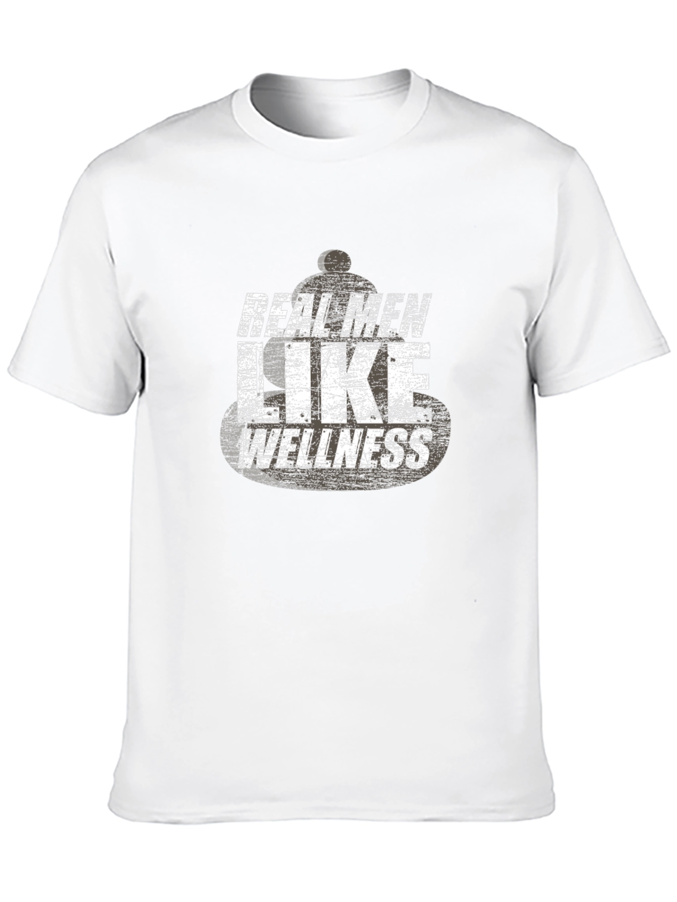 Real Men Like Wellness Graphic T-Shirt