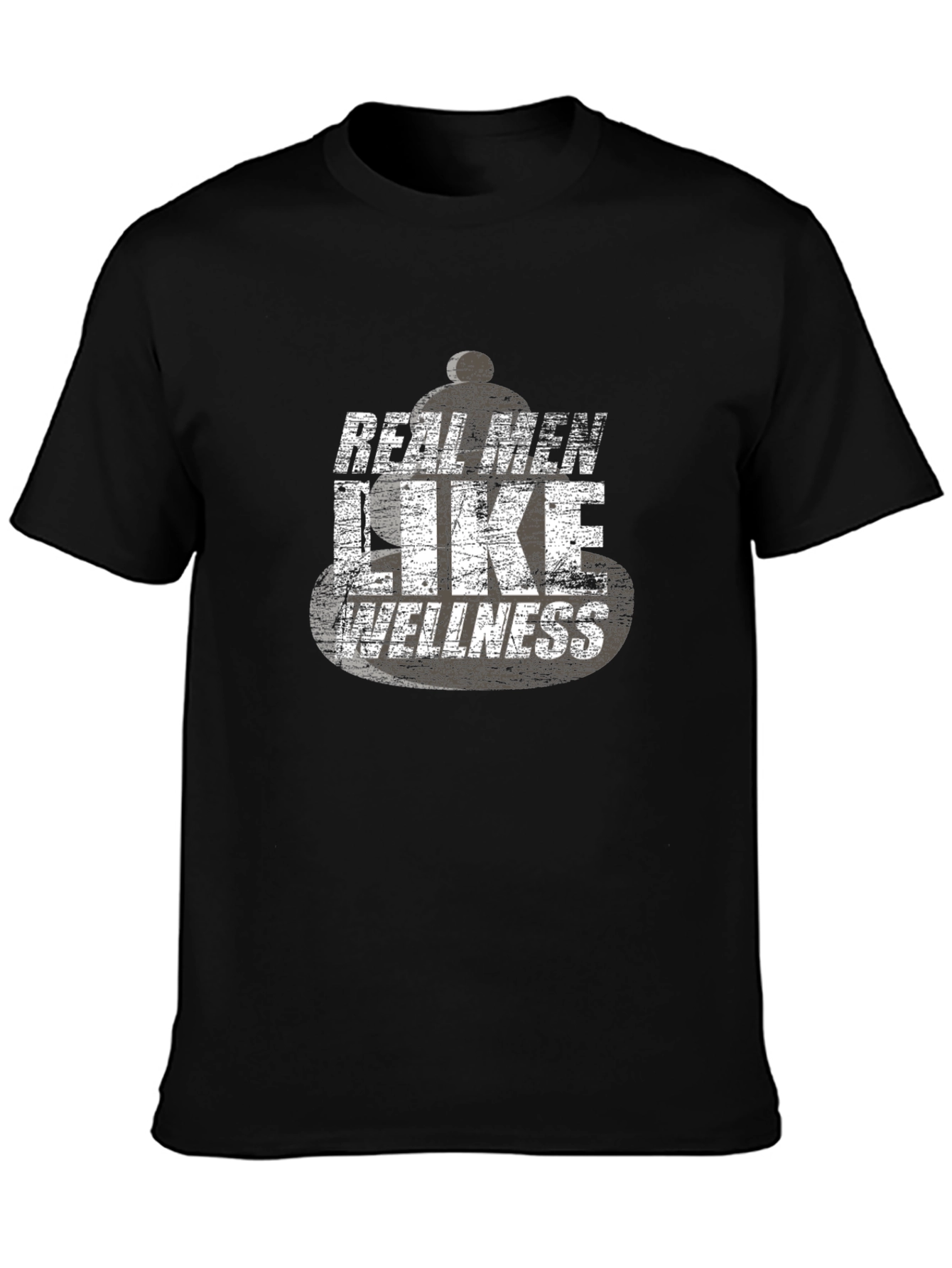 Real Men Like Wellness Graphic T-Shirt