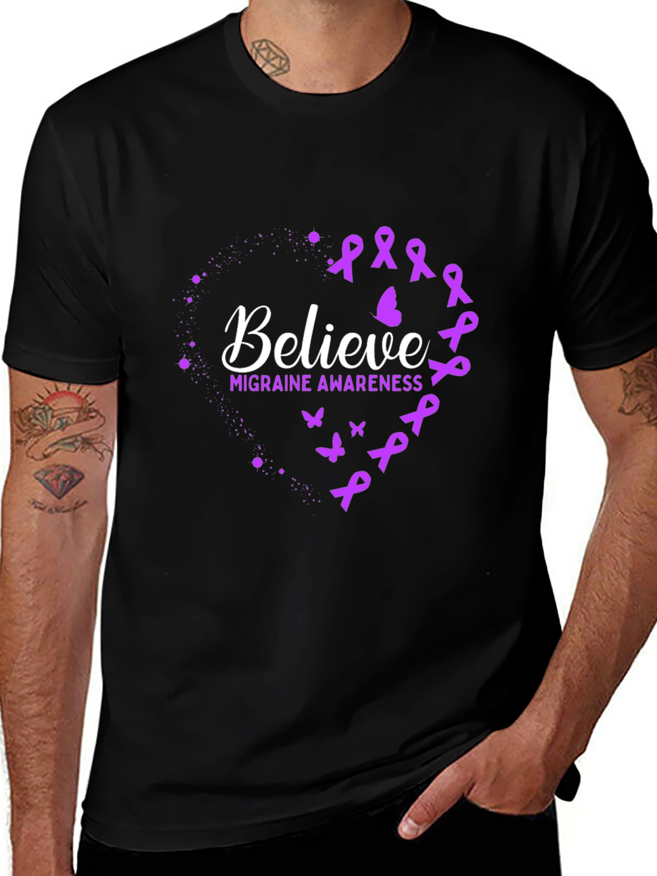 Believe Migraine Awareness T-Shirt