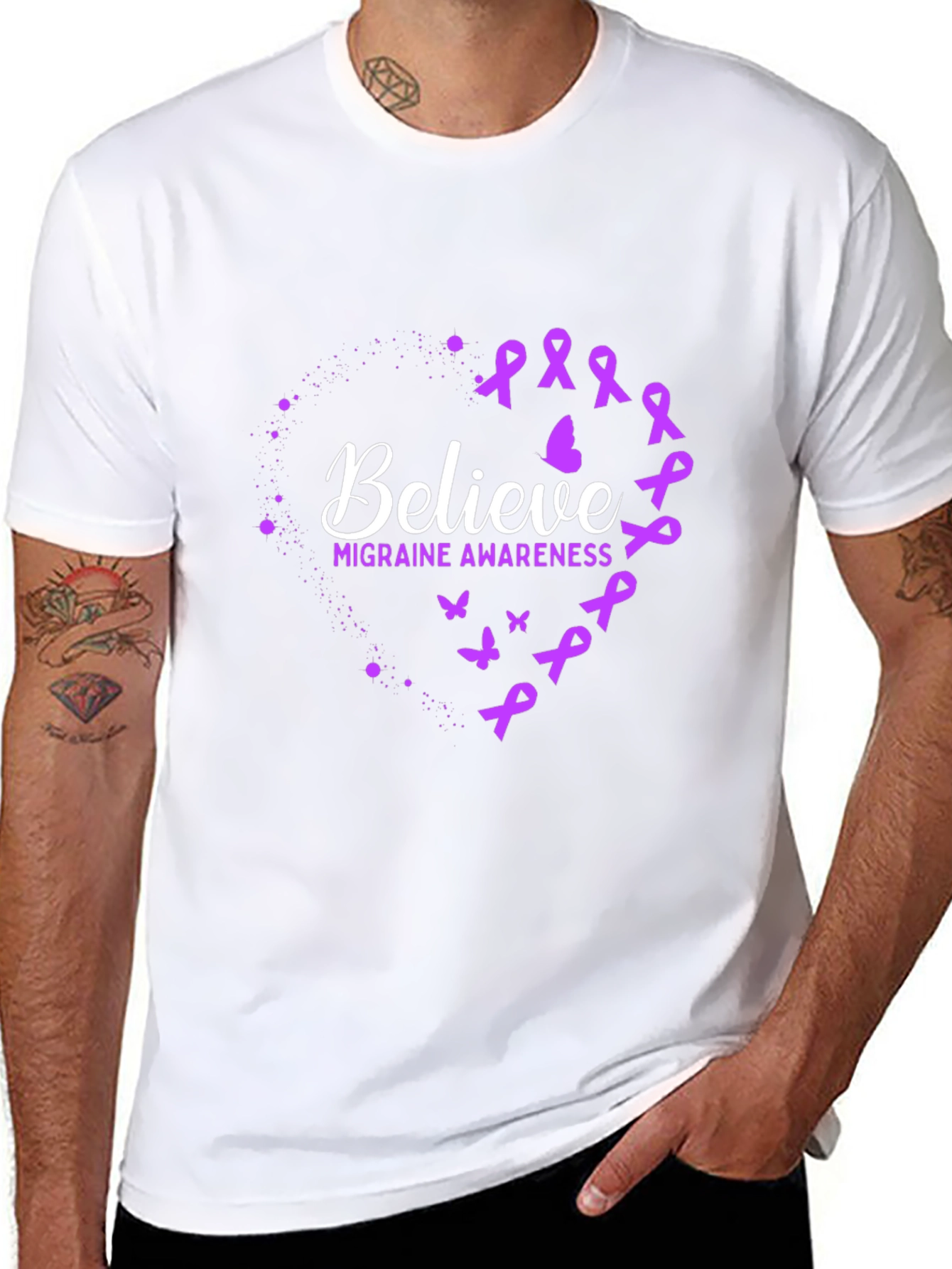Believe Migraine Awareness T-Shirt