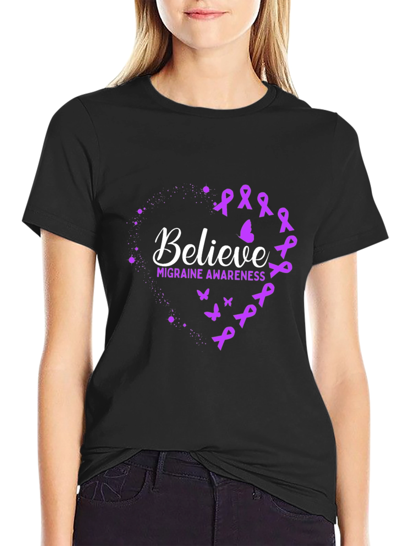 Believe Migraine Awareness T-Shirt