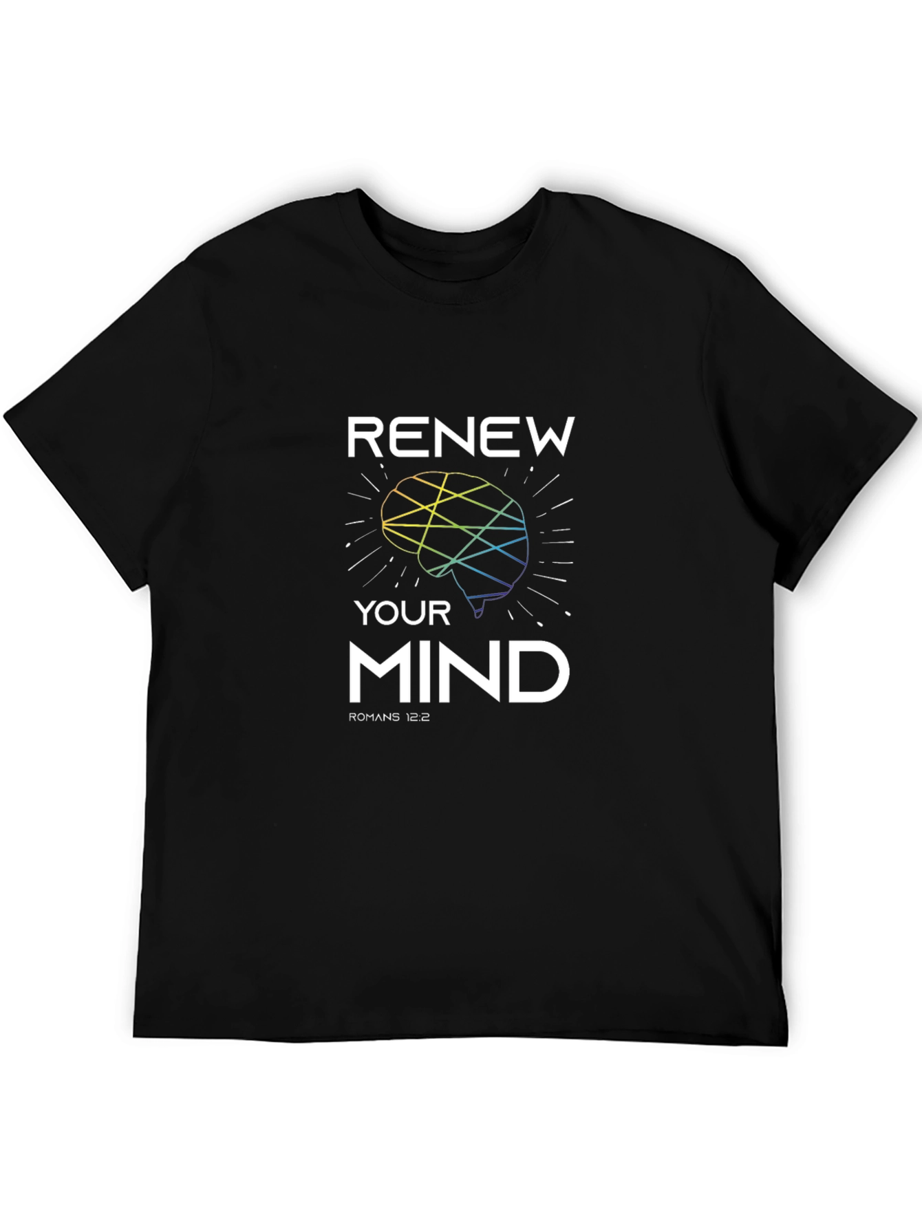 Renew Your Mind Black Graphic Tee