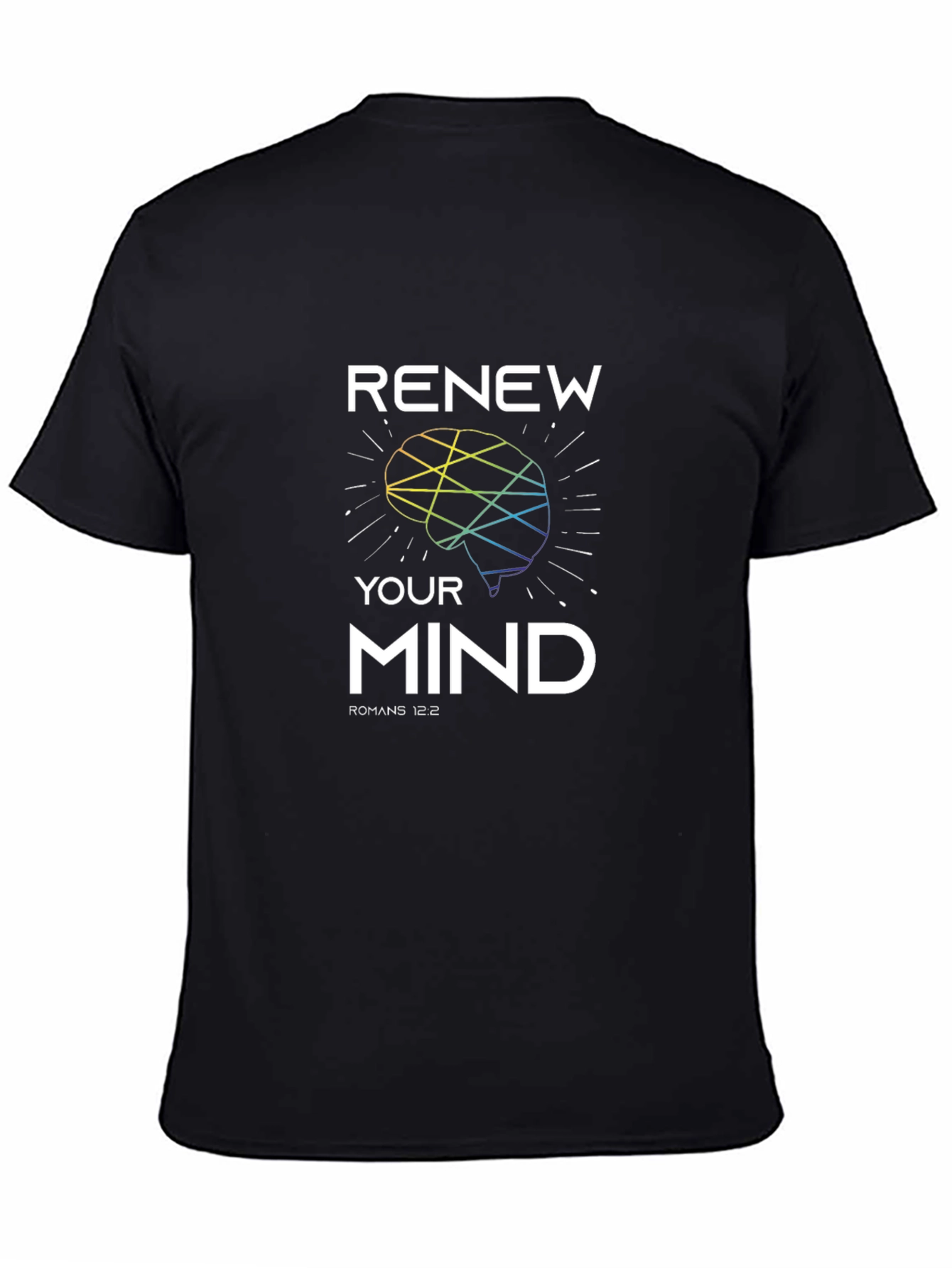 Renew Your Mind Black Graphic Tee