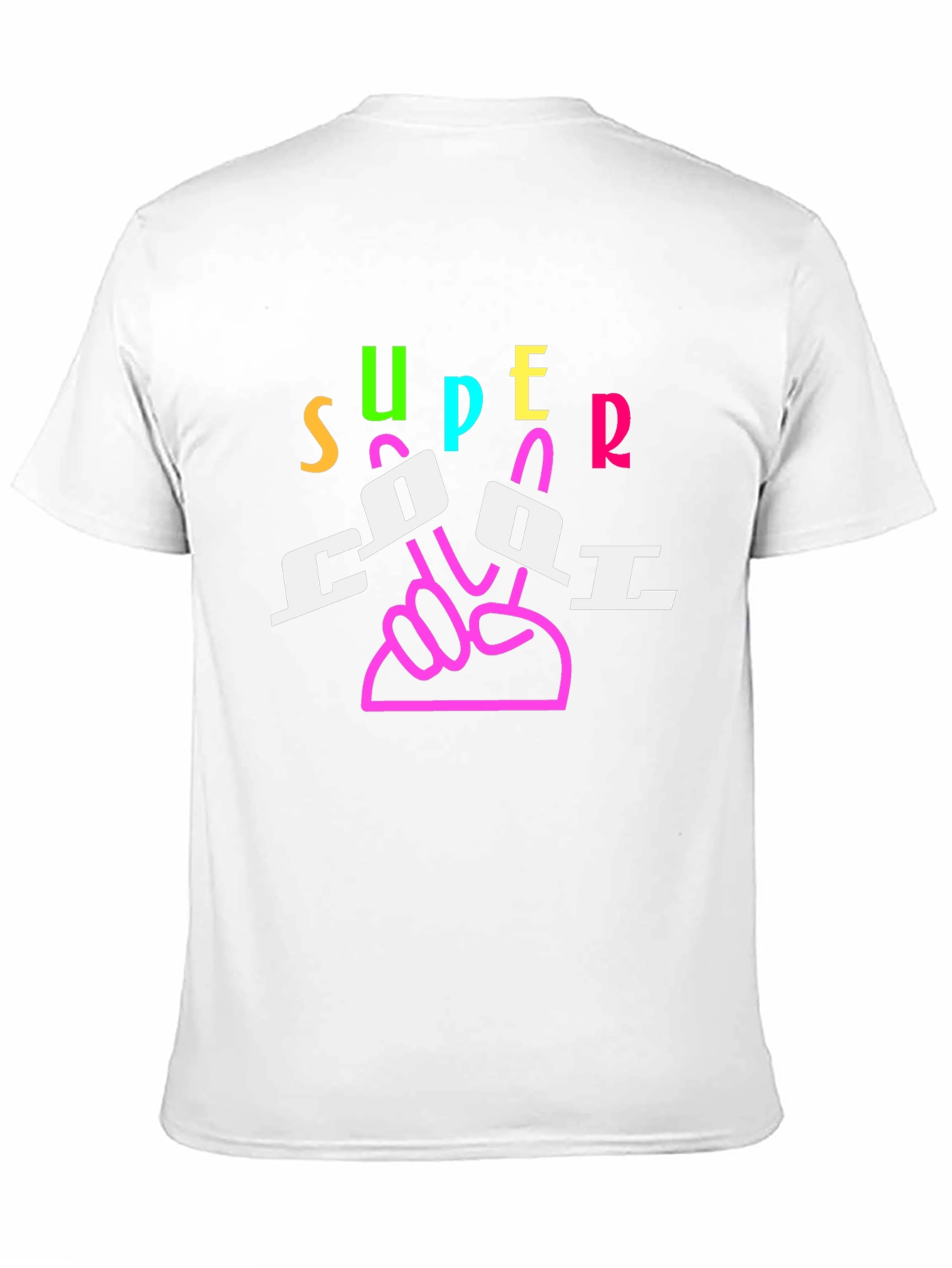 Super Cool Graphic Tee - Black Cotton Blend