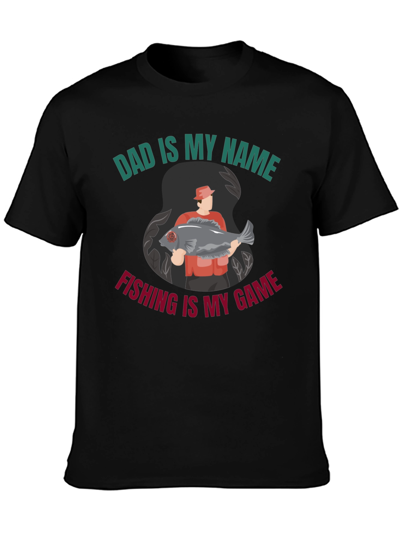 Dad Fishing Graphic T-Shirt
