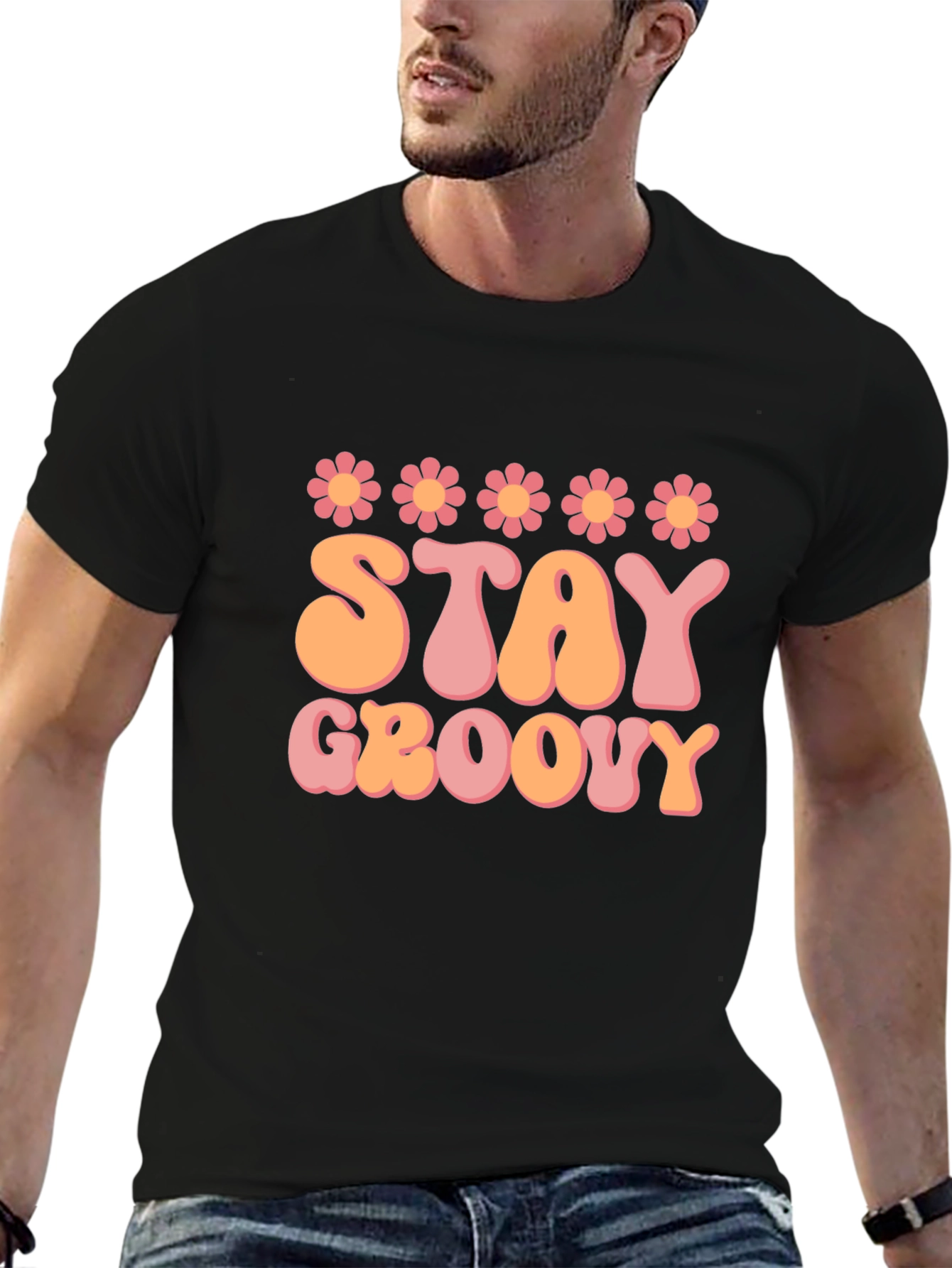 Stay Groovy Retro Graphic Tee