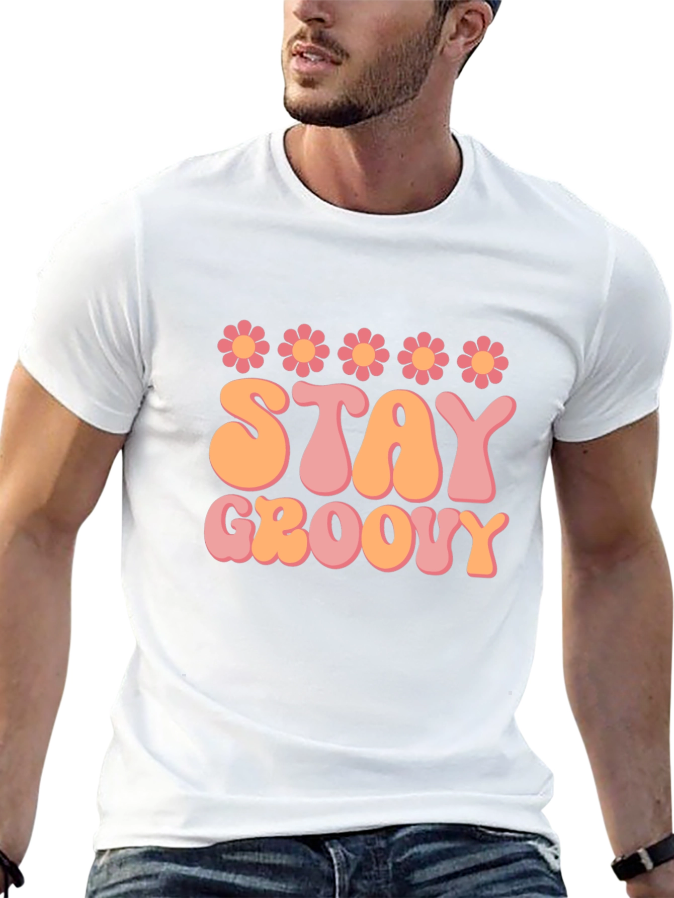 Stay Groovy Retro Graphic Tee