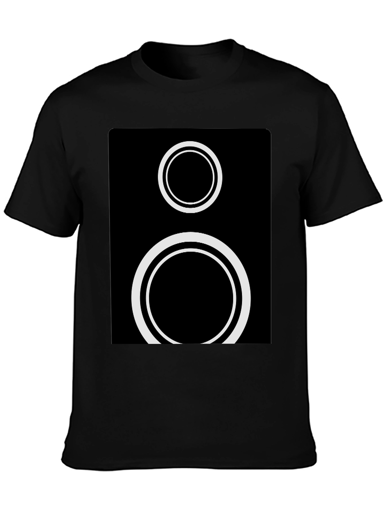 Minimalist Speaker Graphic Tee - Modern Style
