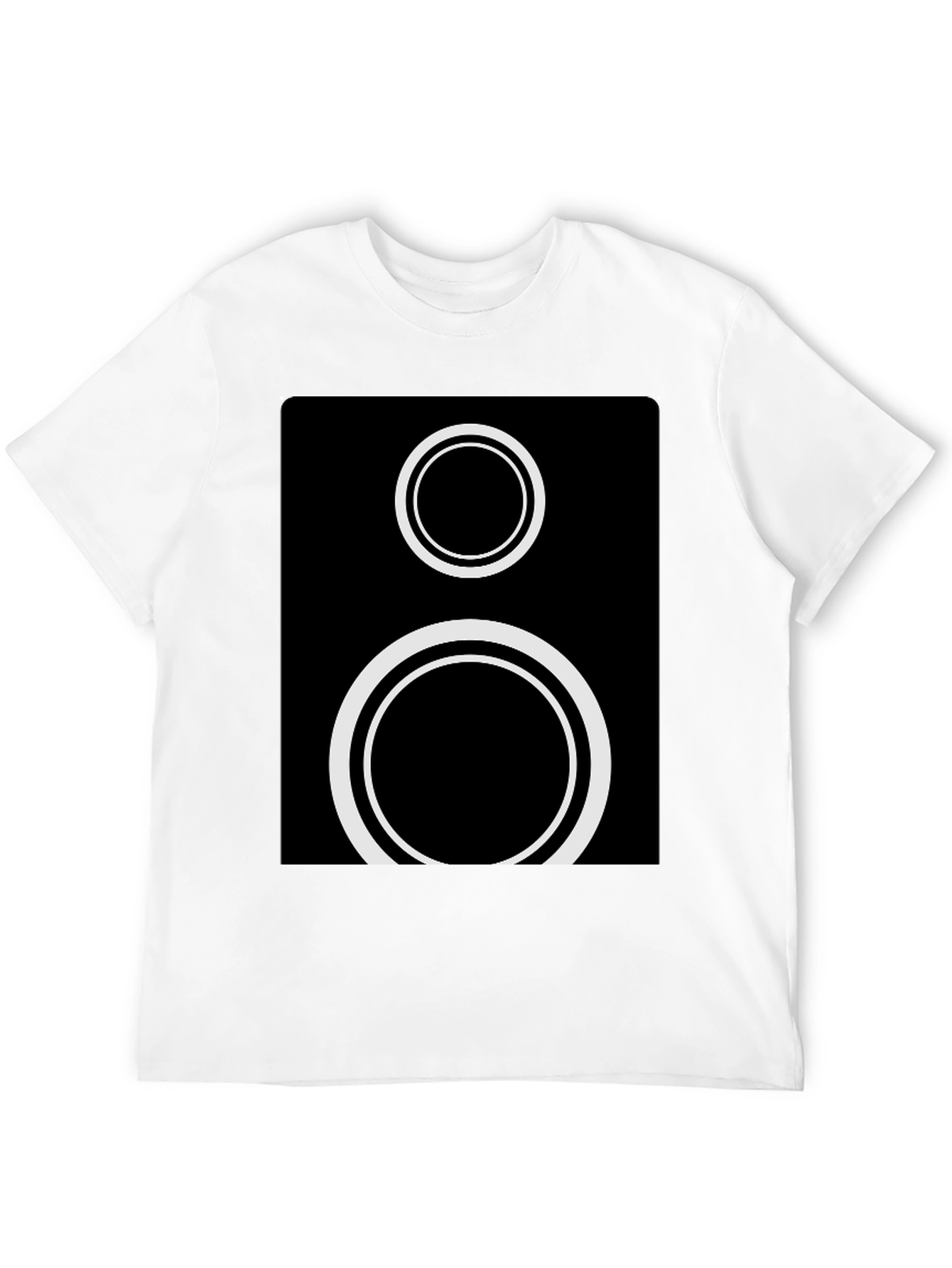 Minimalist Speaker Graphic Tee - Modern Style