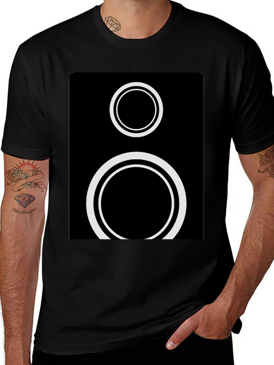 Minimalist Speaker Graphic Tee - Modern Style