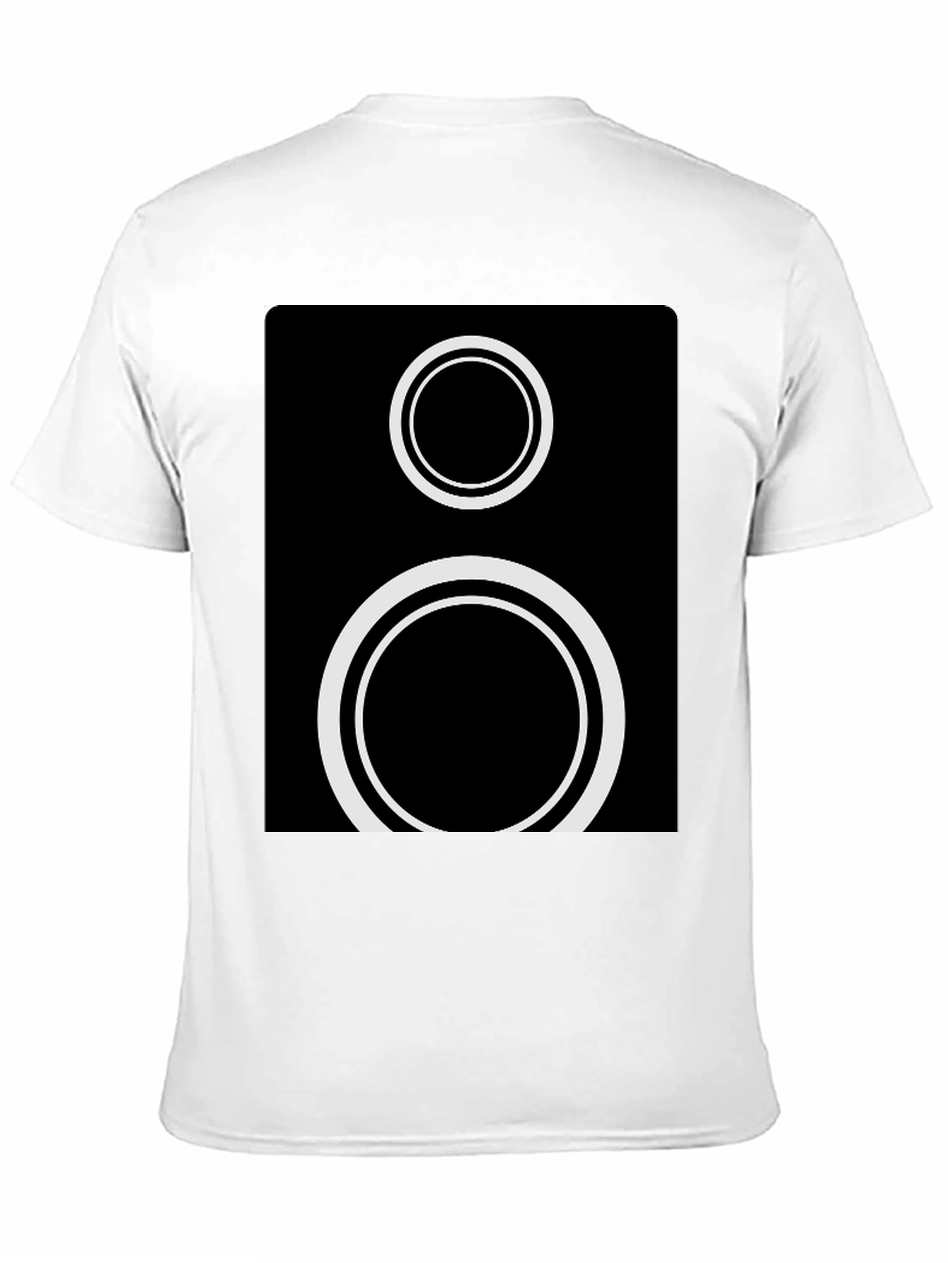 Minimalist Speaker Graphic Tee - Modern Style