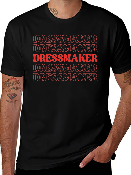 Dressmaker Retro Graphic T-Shirt - Bold Design