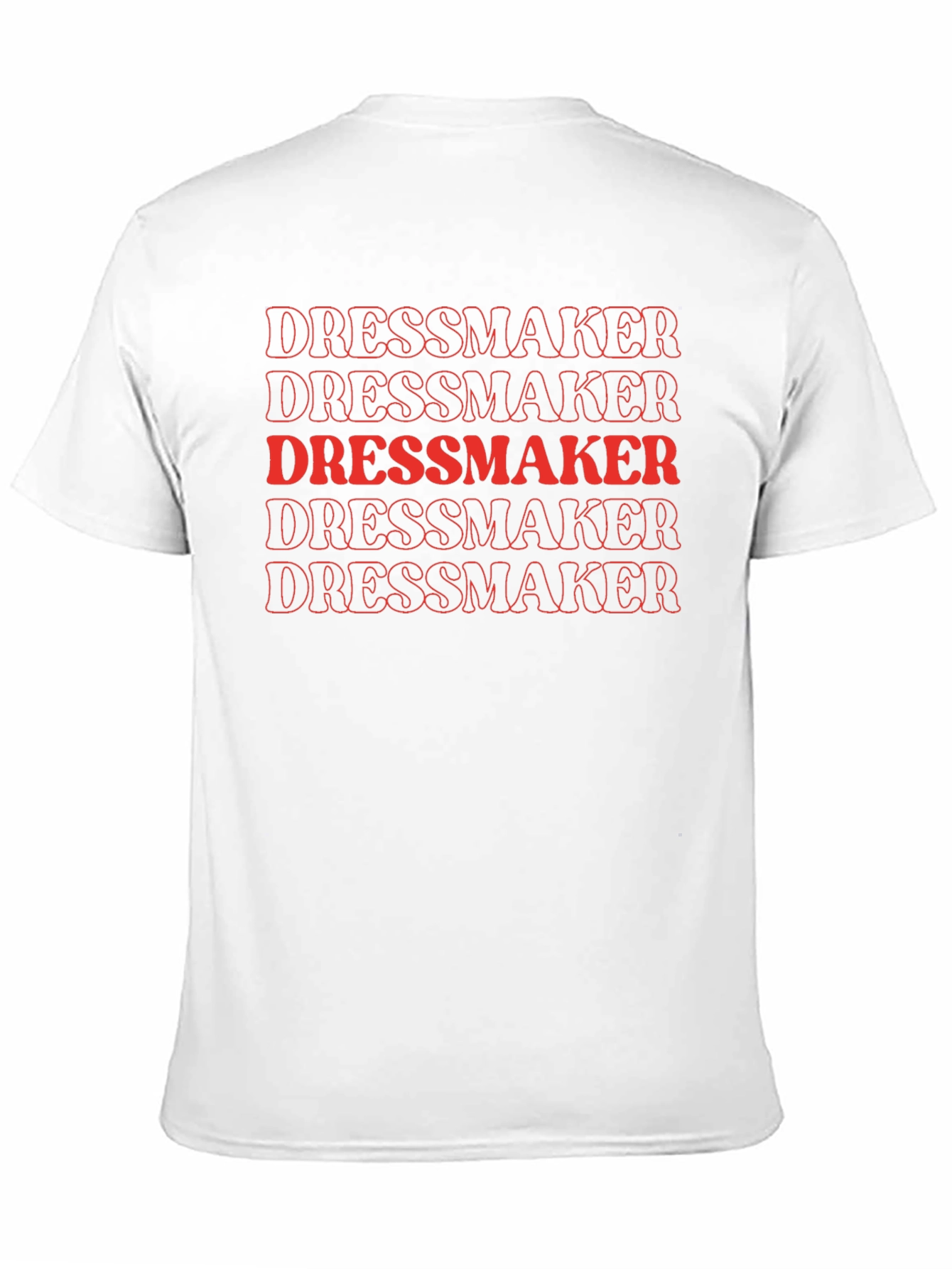 Dressmaker Retro Graphic T-Shirt - Bold Design