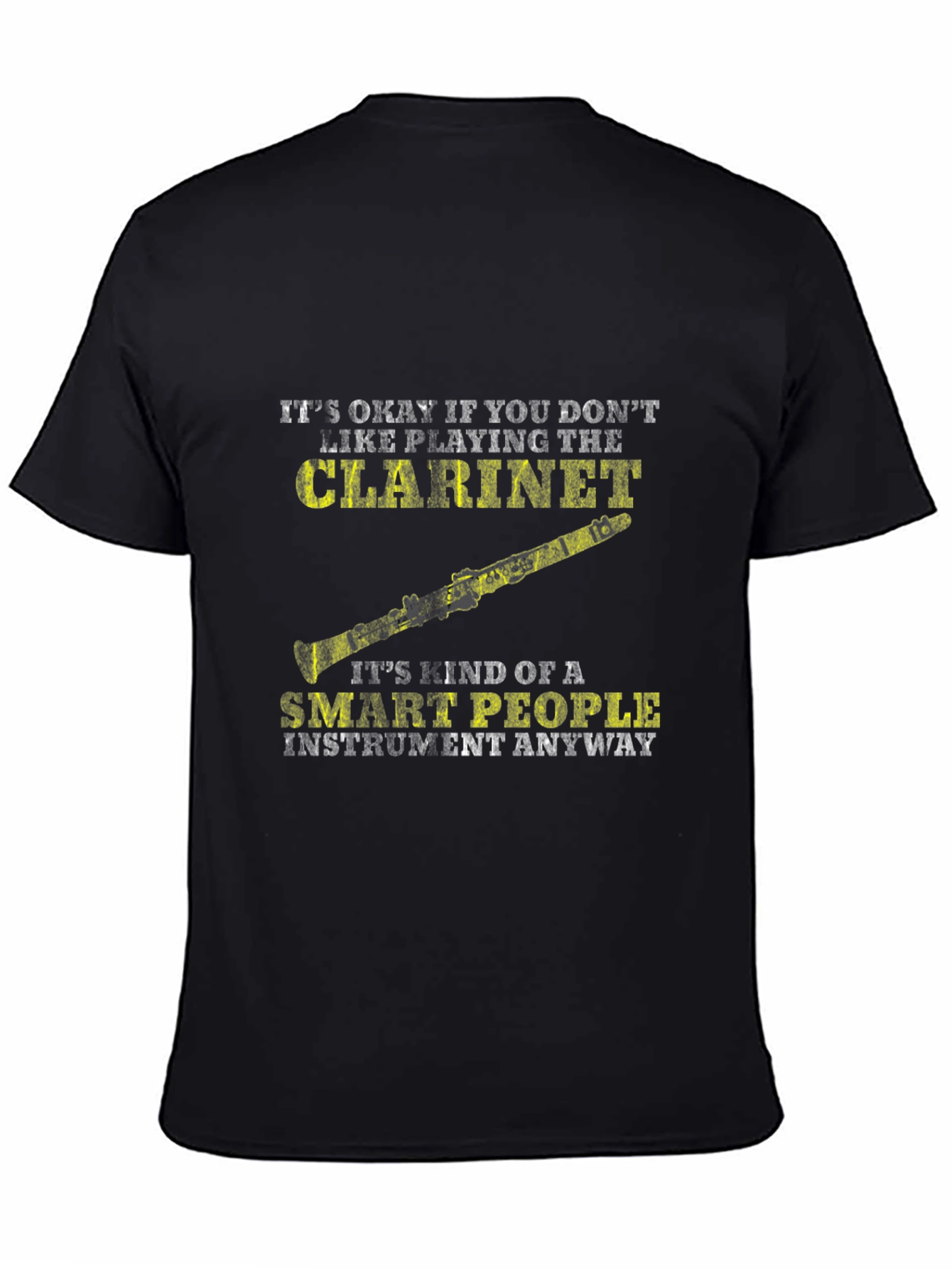 Clarinet Player Smart People T-Shirt