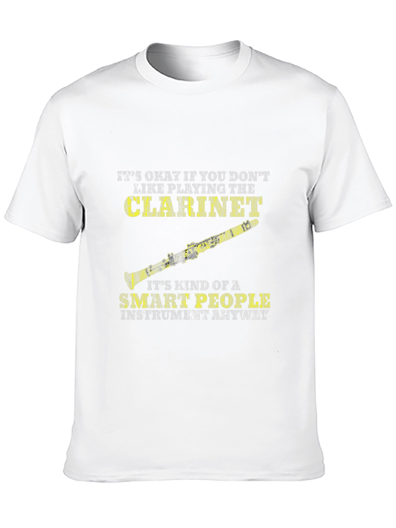 Clarinet Player Smart People T-Shirt