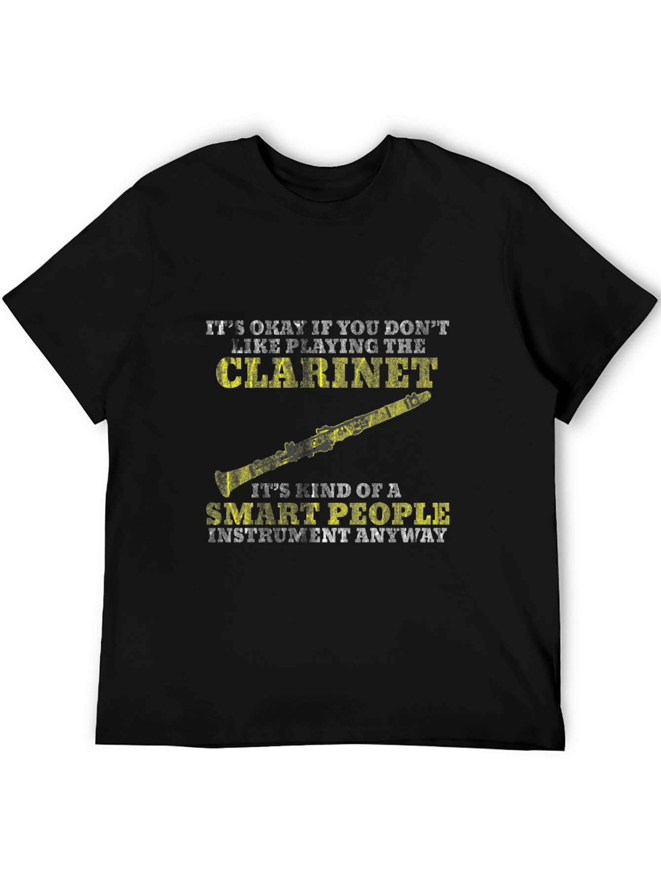 Clarinet Player Smart People T-Shirt