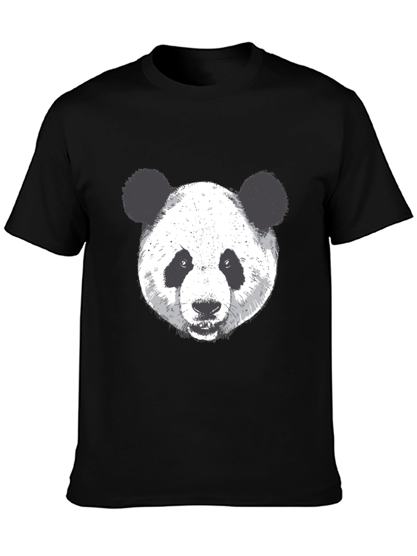 Panda Graphic Black T-Shirt