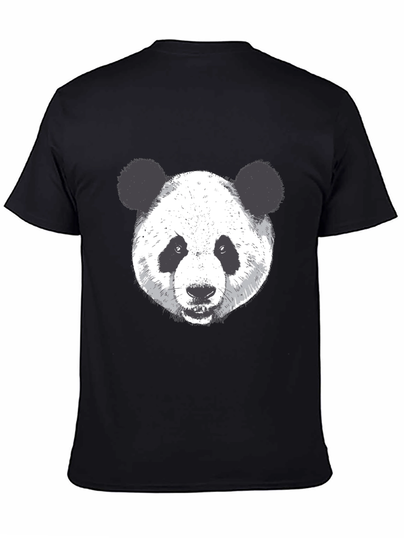 Panda Graphic Black T-Shirt