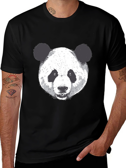 Panda Graphic Black T-Shirt