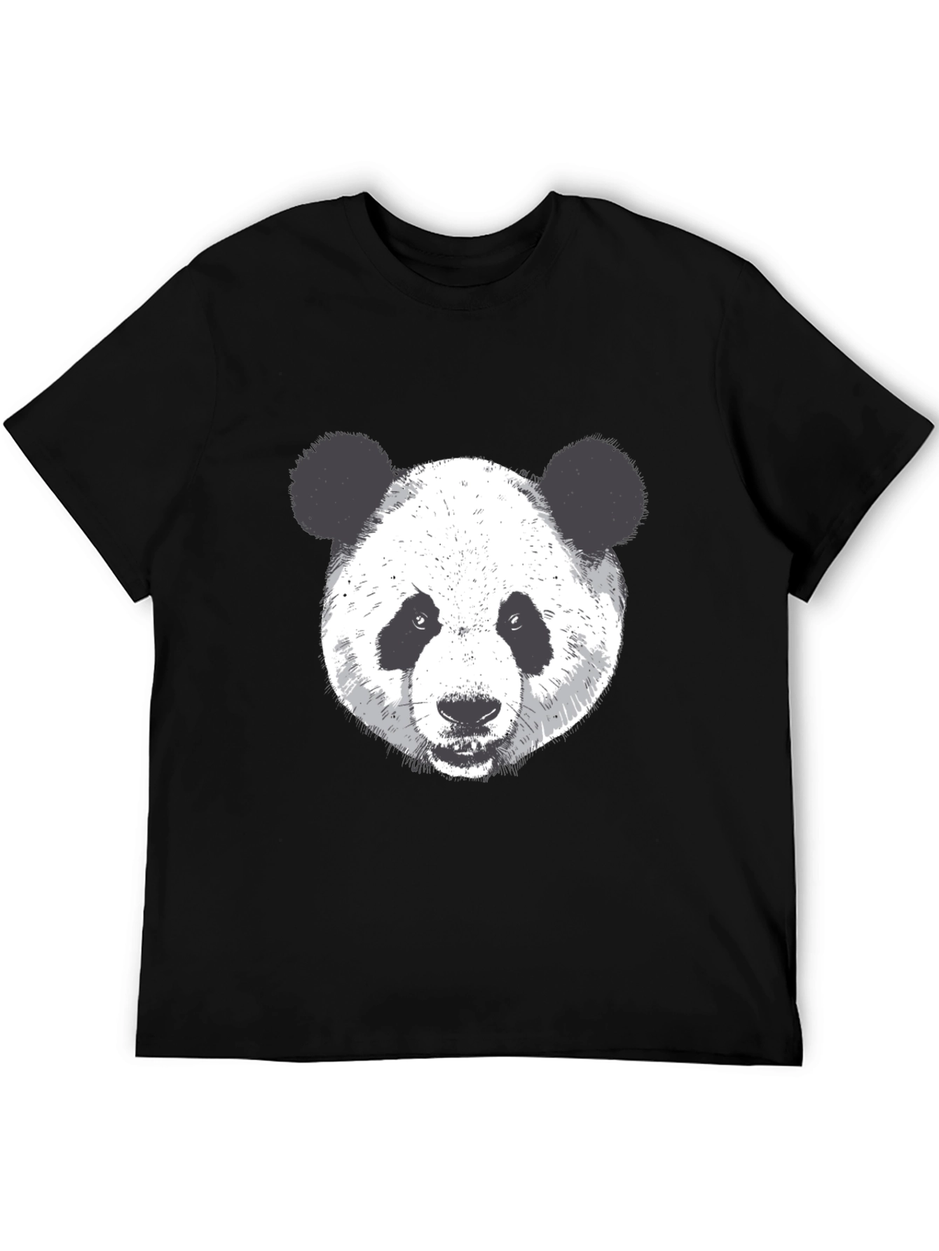 Panda Graphic Black T-Shirt