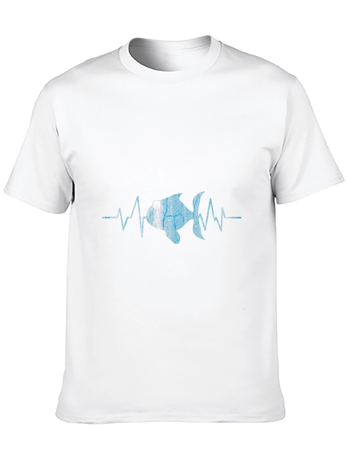 Fish Heartbeat Graphic T-Shirt - Cool & Unique Design!